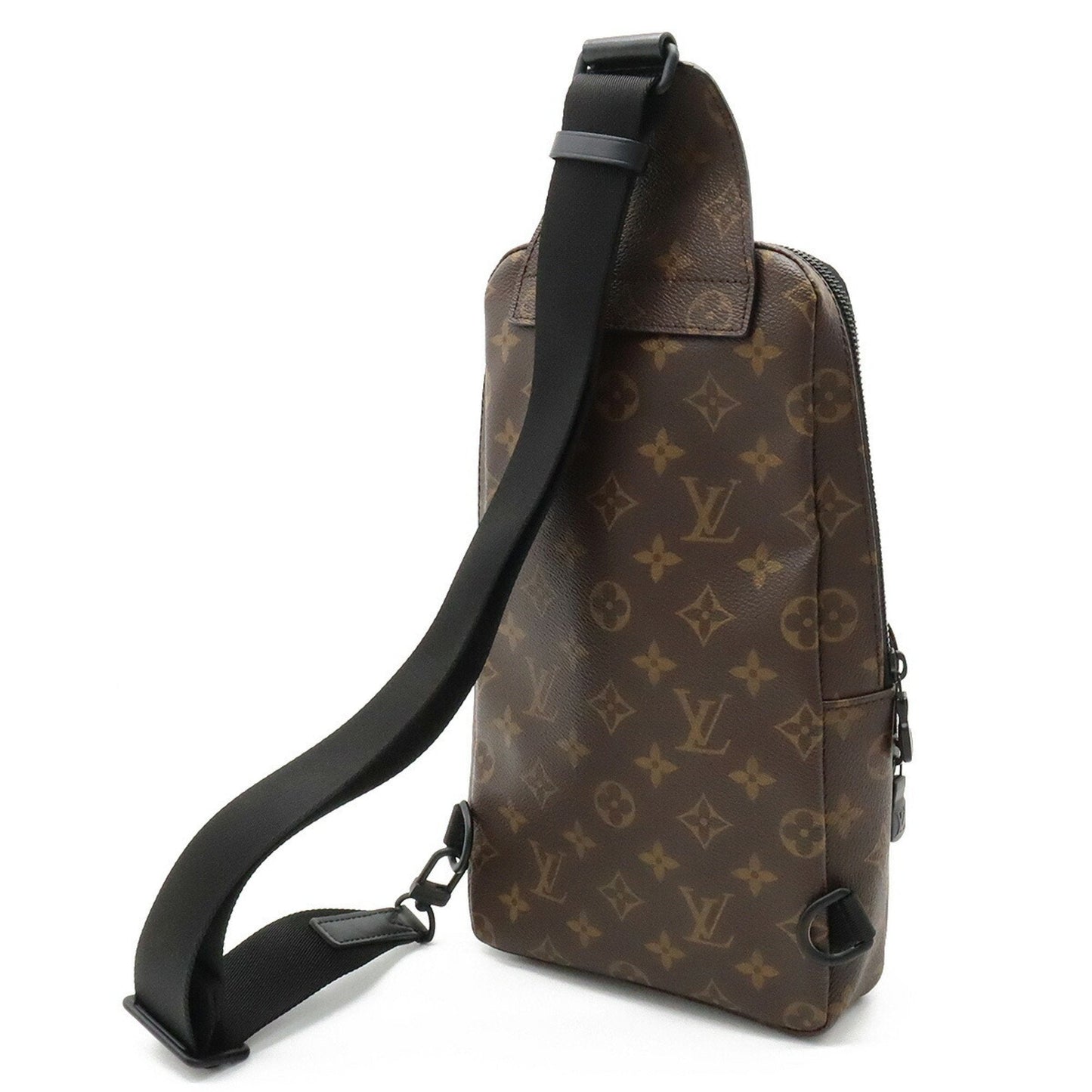 LOUIS VUITTON Monogram Macassar Avenue Sling Bag Body Shoulder M45897