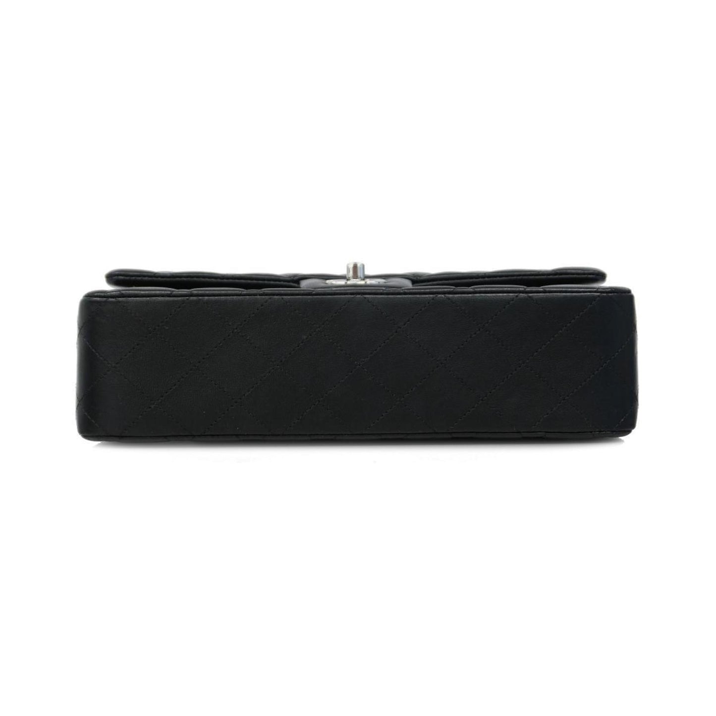 Chanel Shoulder Bag Matelasse W Flap Chain Lambskin Black Women's
