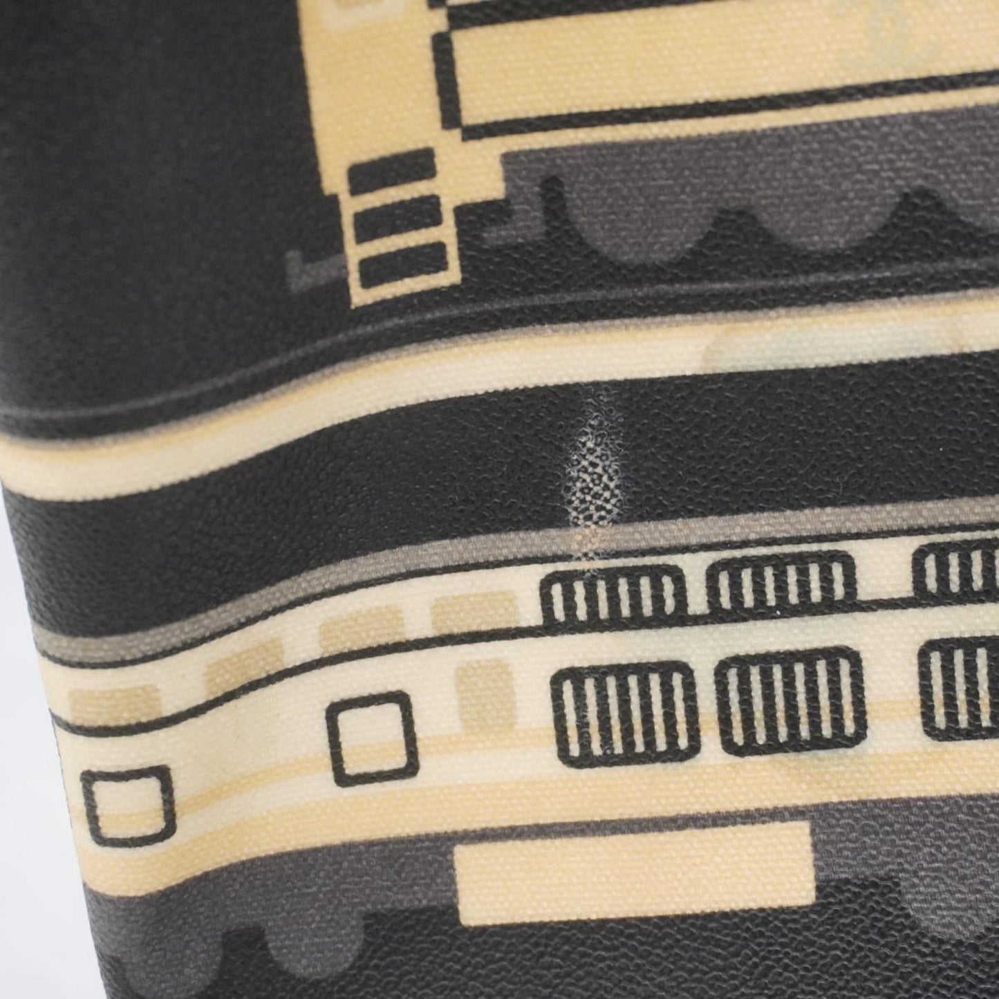 Chanel Tote Bag Central Station Caviar Skin Black Women's