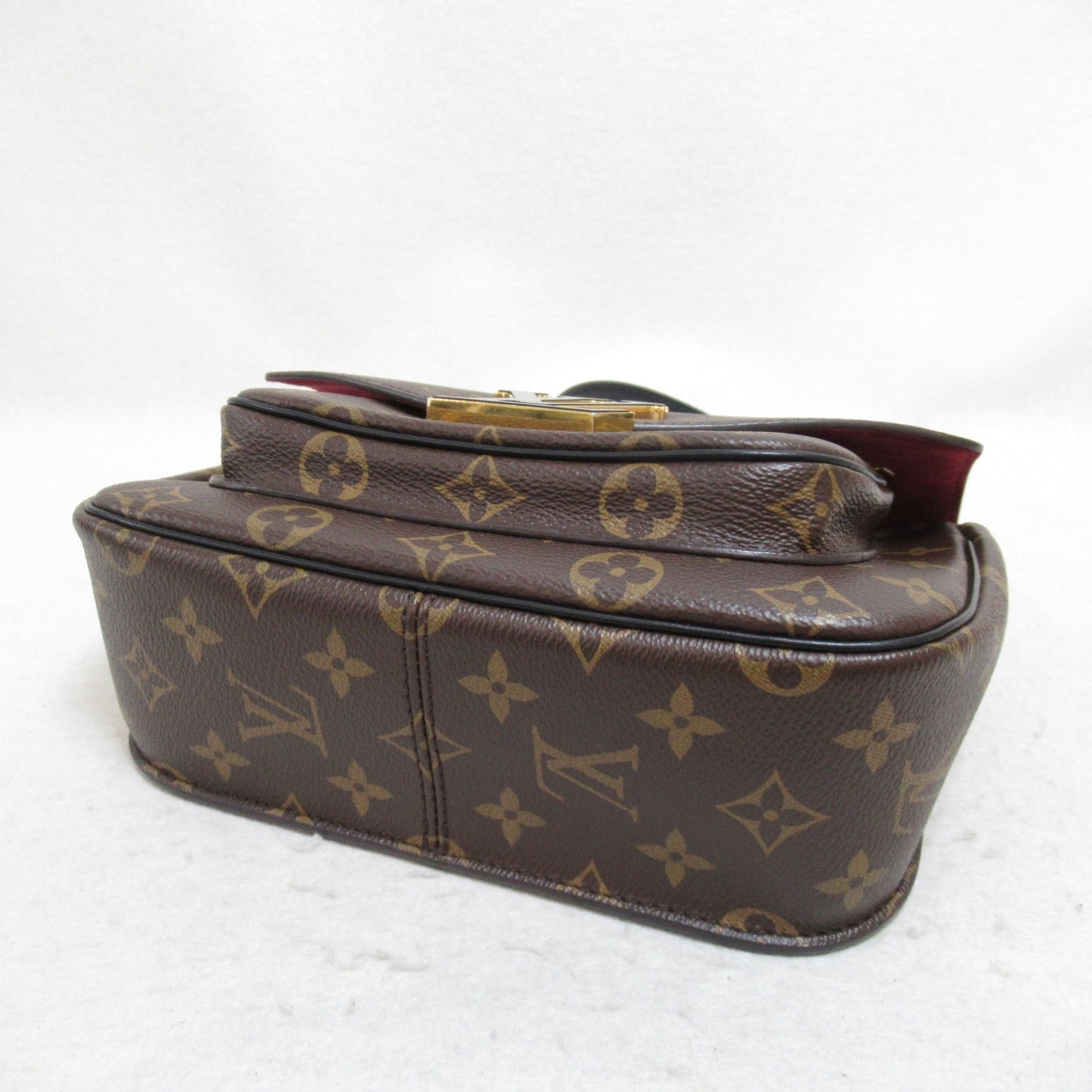 LOUIS VUITTON Passy Shoulder Bag Brown PVC coated canvas M45592
