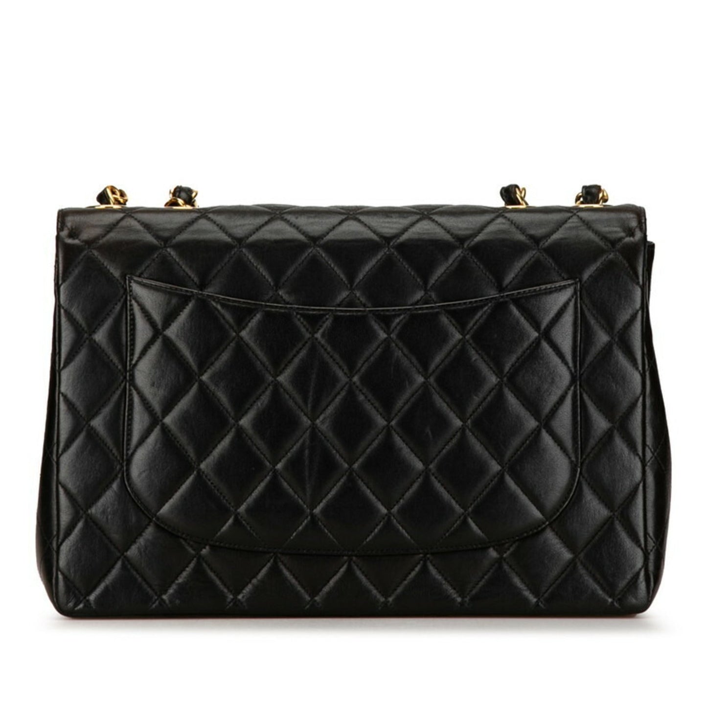 Chanel Matelasse 30 Coco Mark Chain Shoulder Bag Black Lambskin Women's CHANEL