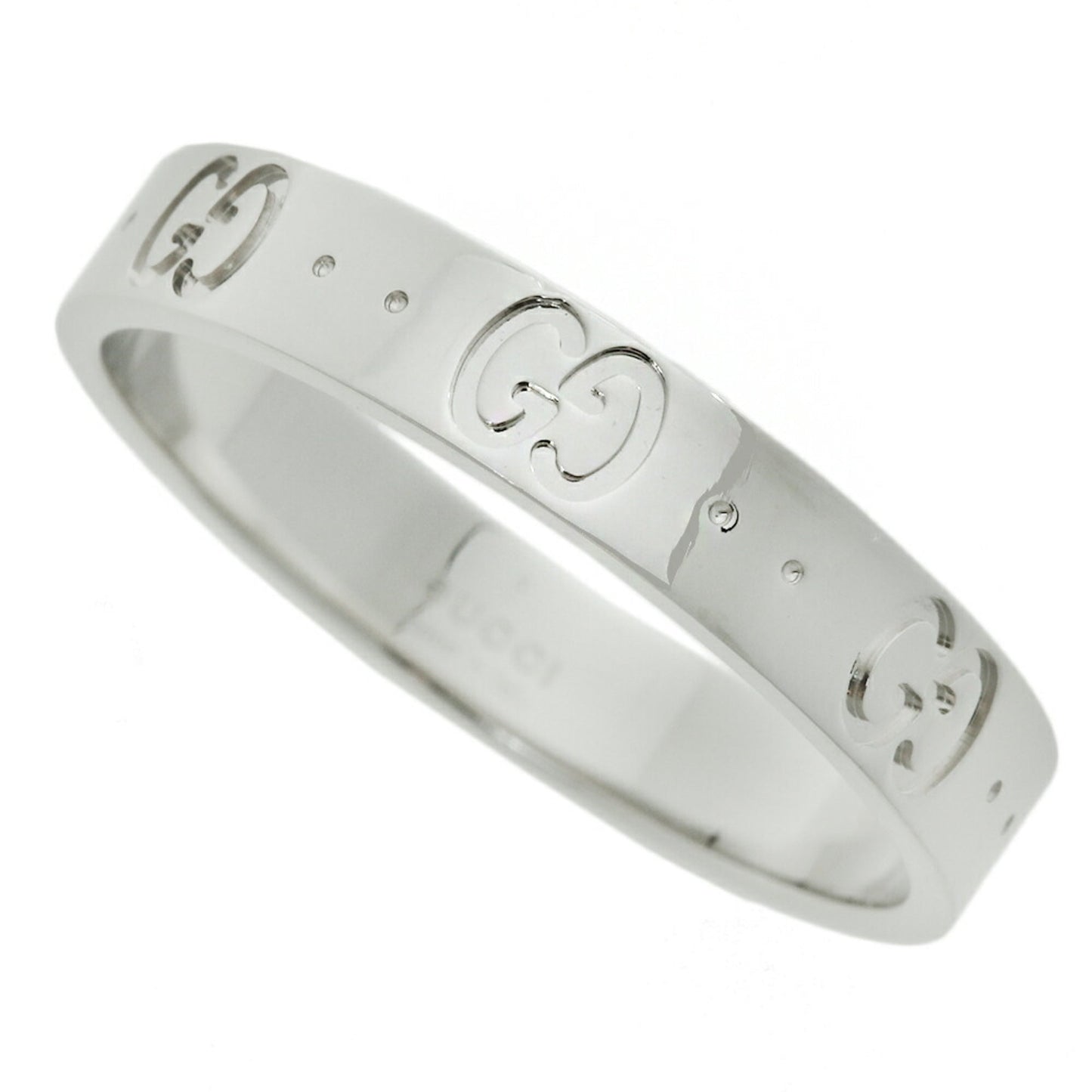 Gucci White Gold White Gold (18K) Band Ring ()