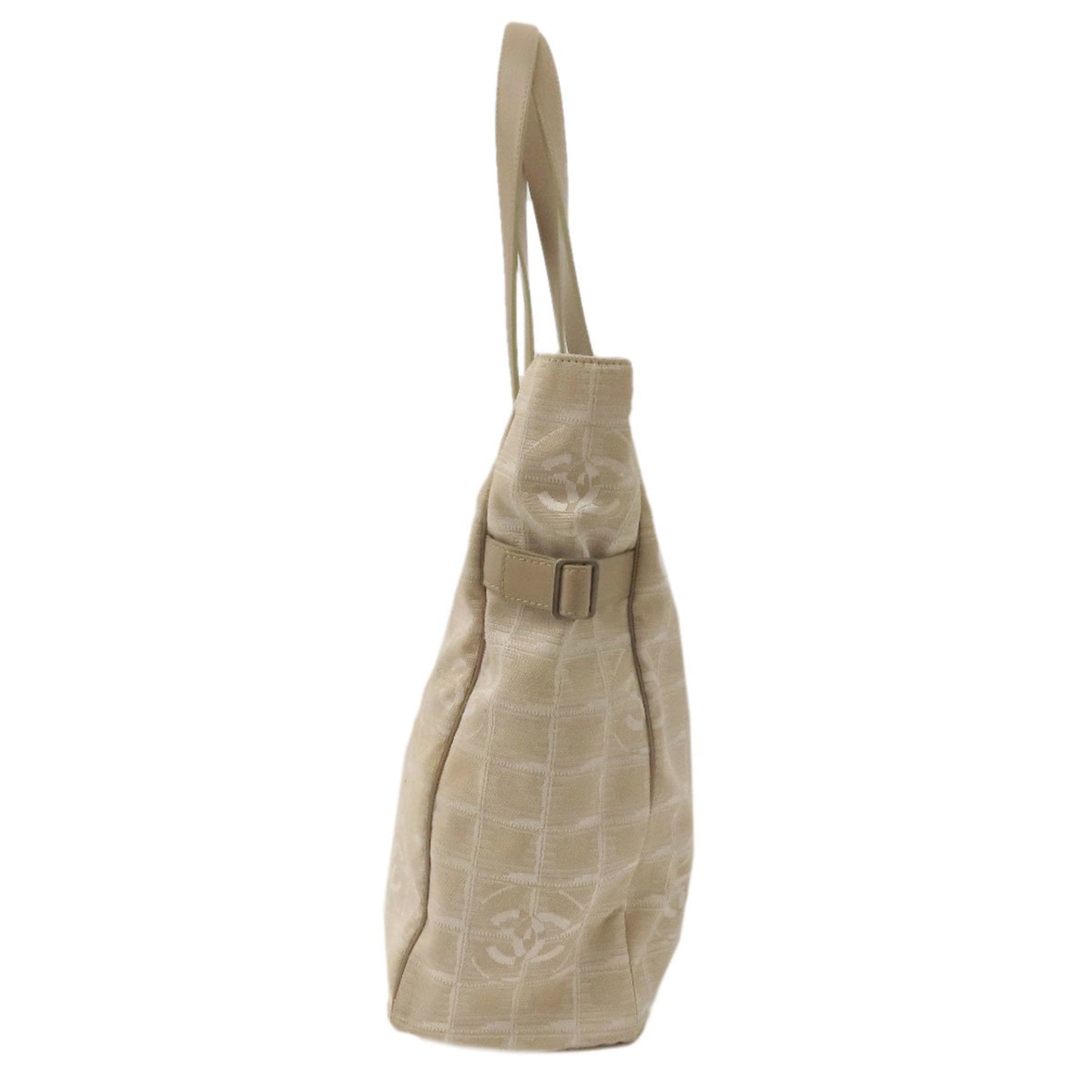 Chanel New Travel Line GM Tote Bag Nylon Jacquard Women's