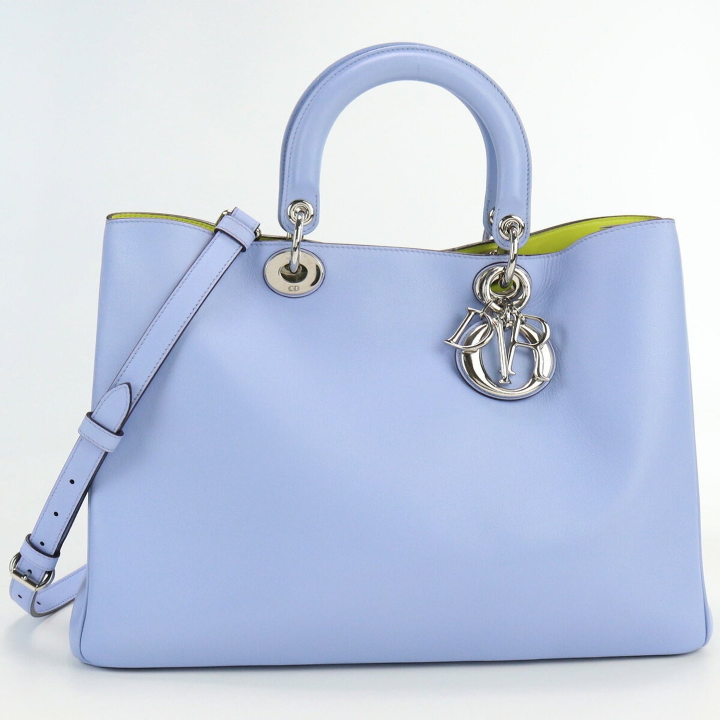 CHRISTIAN DIOR Diorissimo Bag Tote Leather Women's