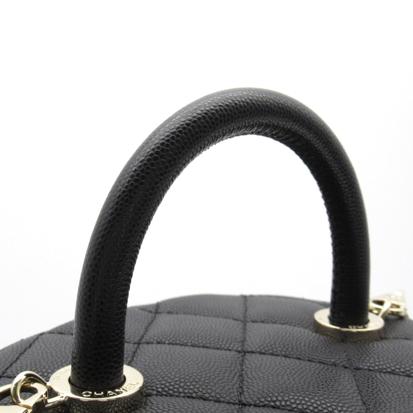 CHANEL Vanity ChainShoulder Bag Black Caviar Skin (Grained Calf)