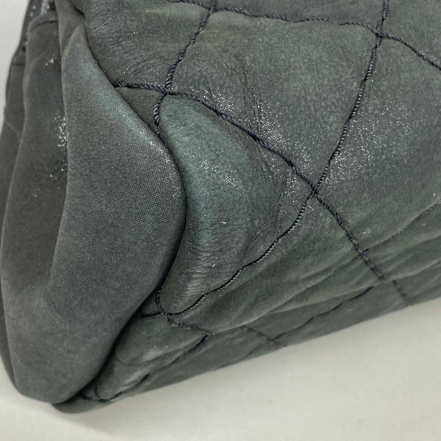 Chanel Shoulder Bag Matelasse Chain Leather Black Women's