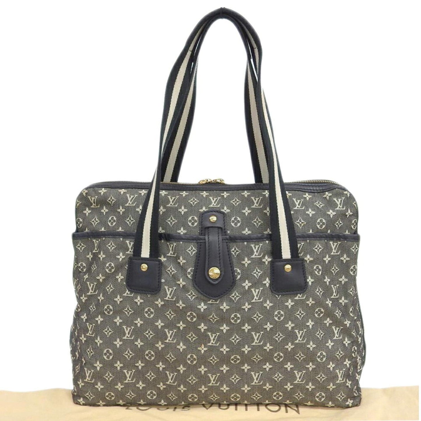 LOUIS VUITTON Monogram Hippo Marie Kate Shoulder Bag Tote Noir M92495
