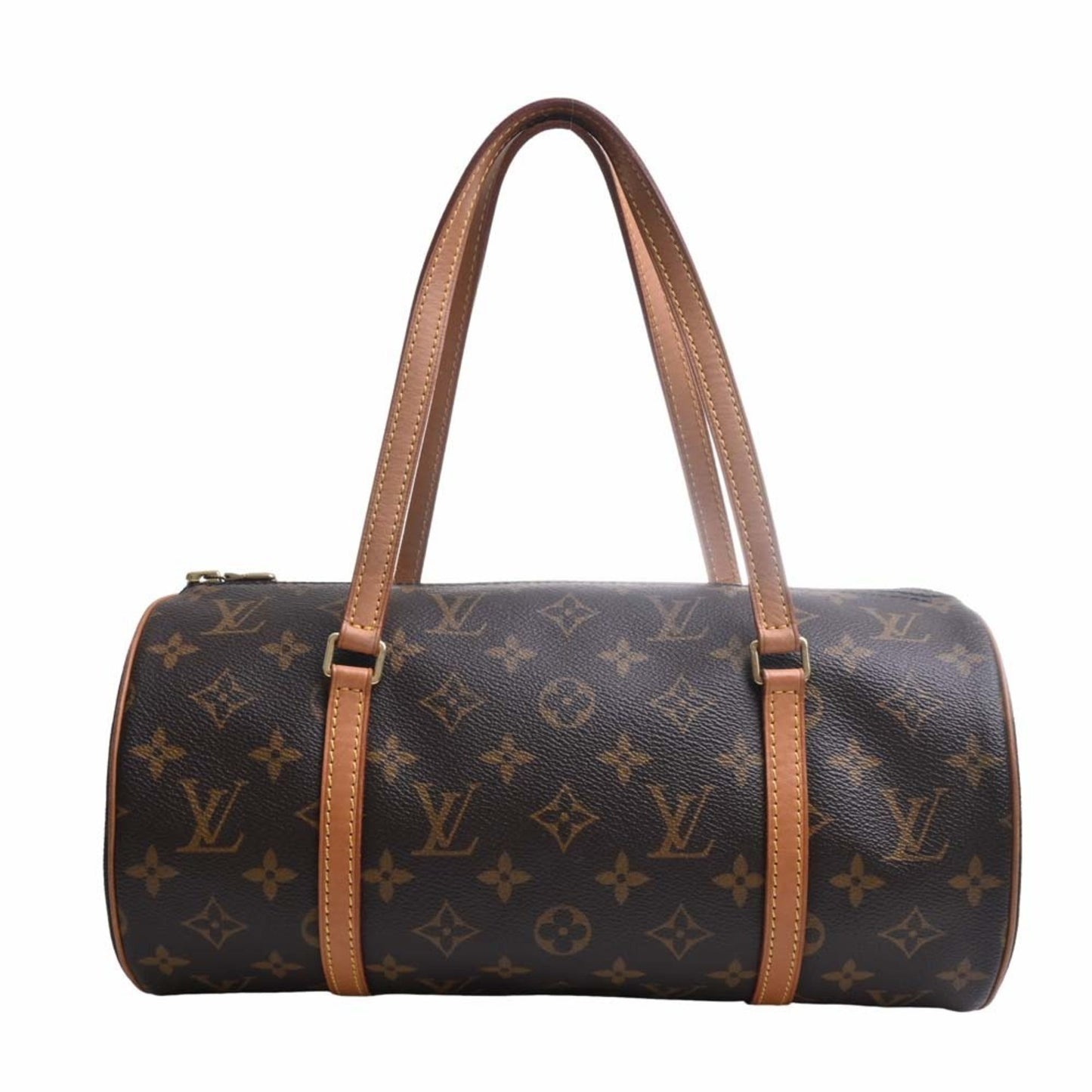 LOUIS VUITTON Monogram Papillon 30 Shoulder Bag M51385 Brown Women's