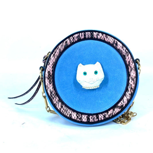 Gucci Blue Leather Shoulder Bag ()