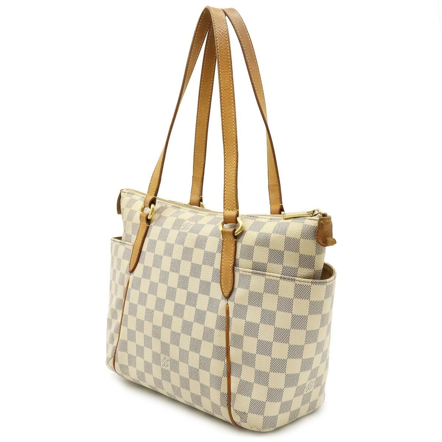 LOUIS VUITTON Damier Azur Totally PM Tote Bag Shoulder N51261