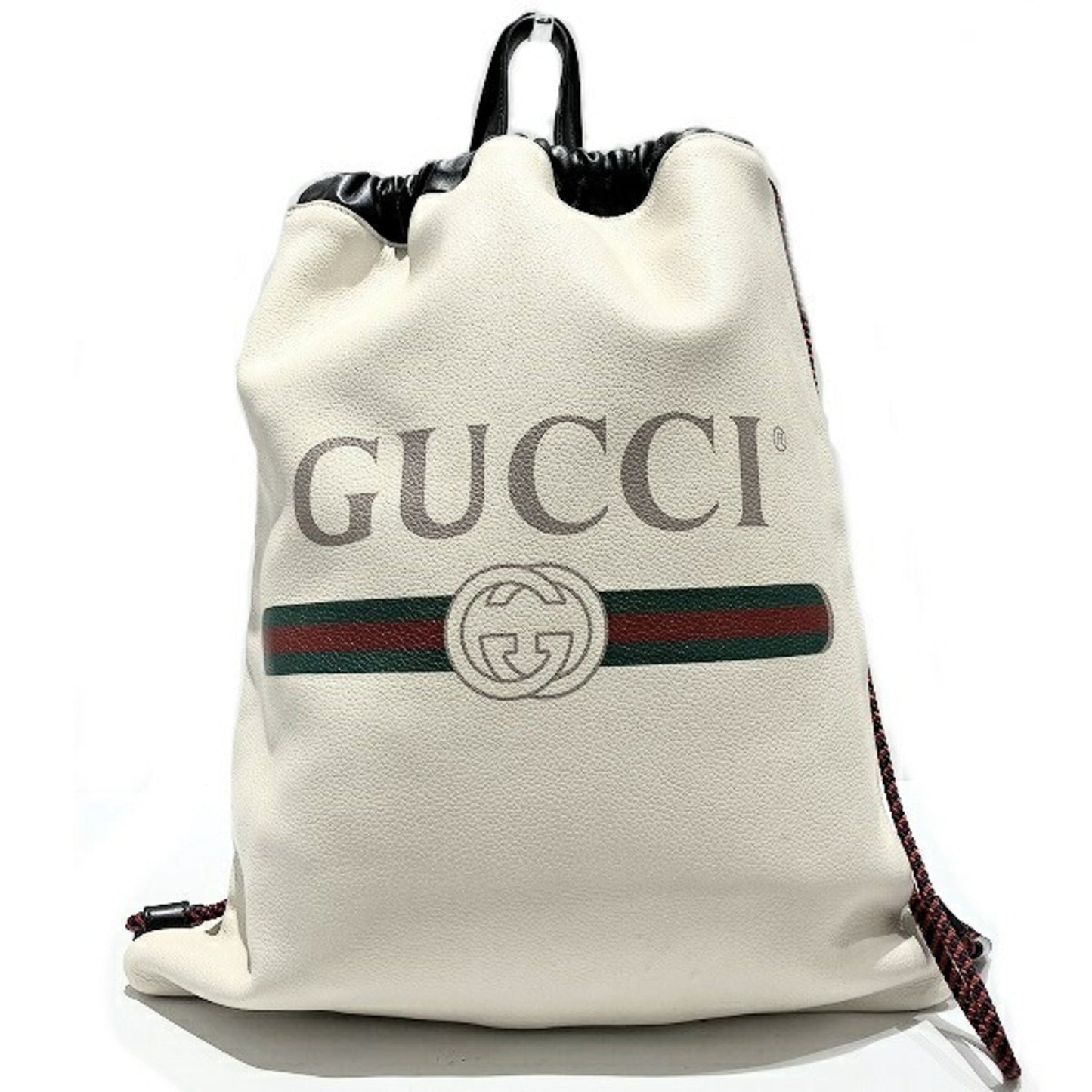 Gucci Drawstring Bag Pack 516639 Rucksack Tote Men's