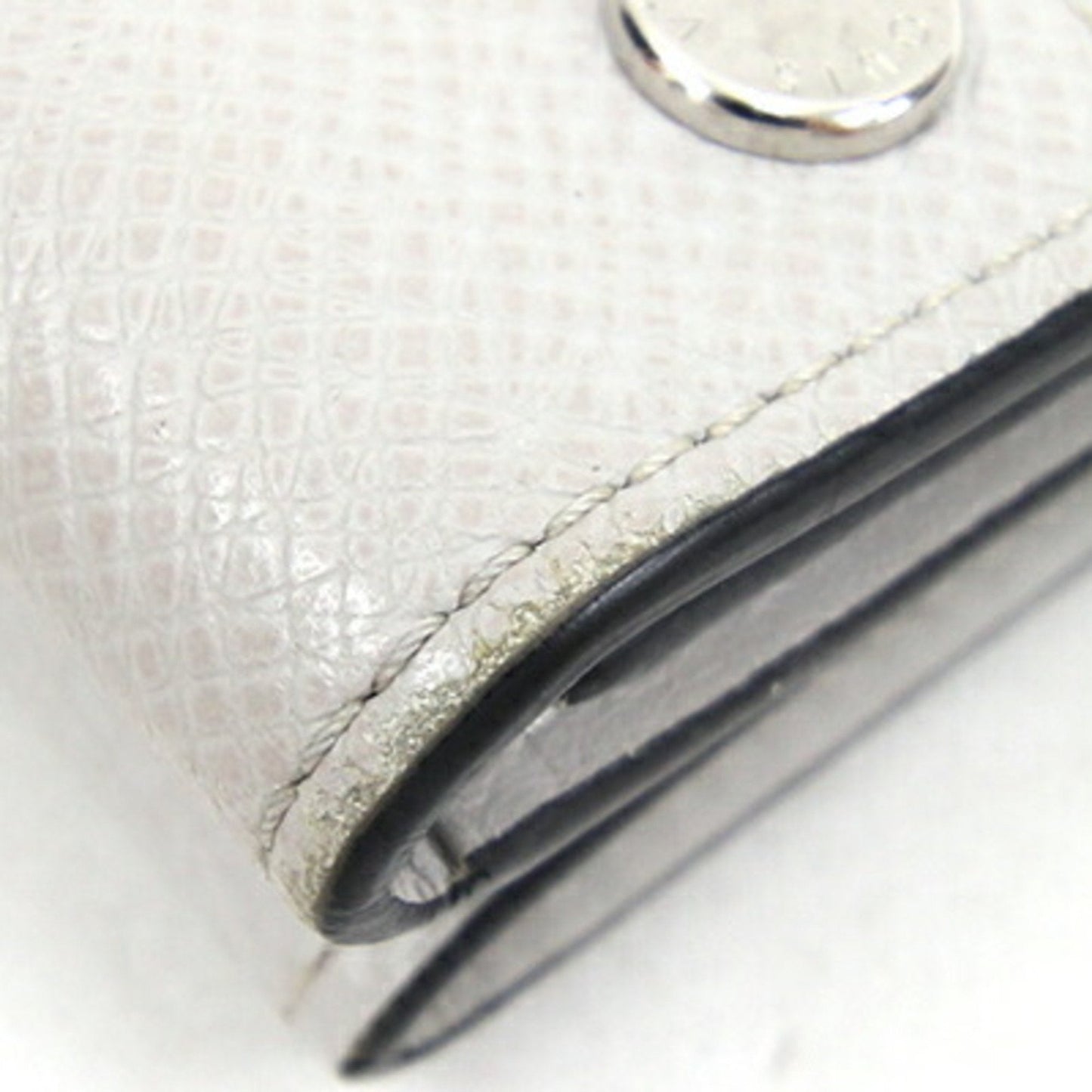 LOUIS VUITTON Trifold Wallet Taigarama Discovery M67621 Men's White