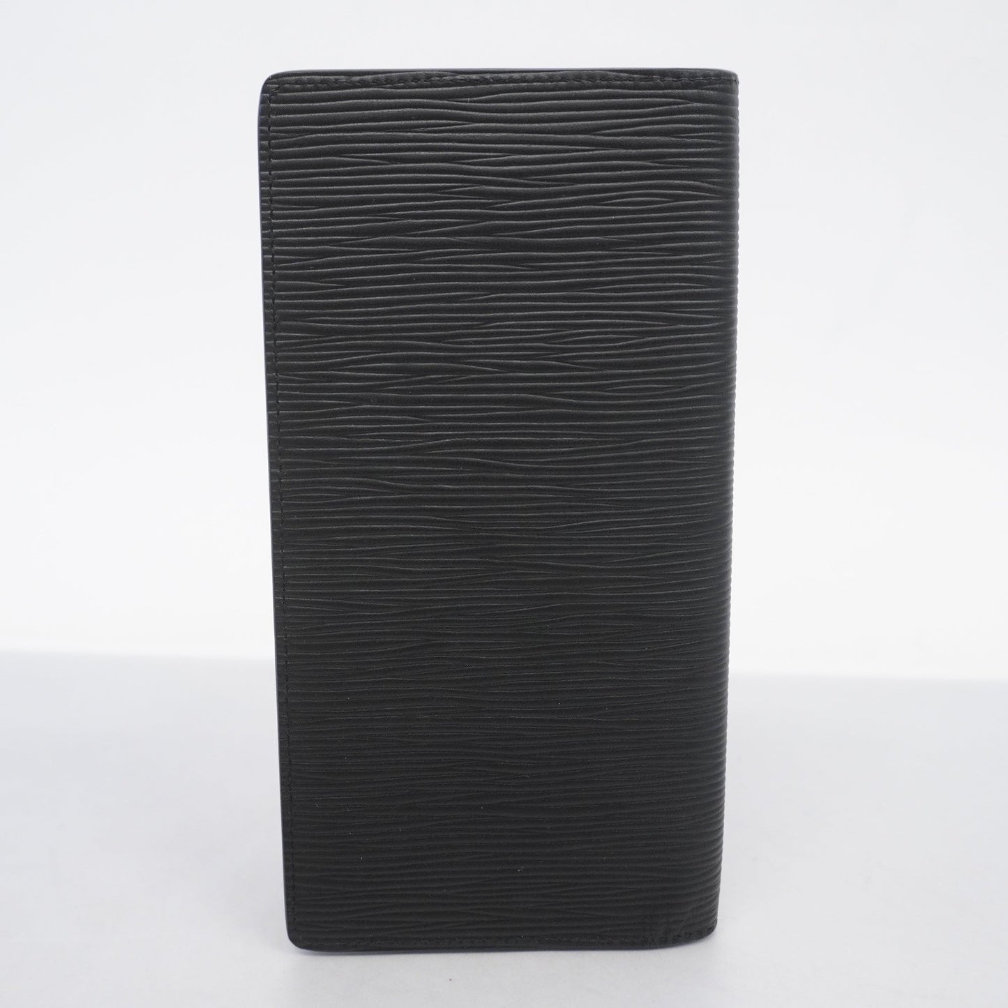 LOUIS VUITTONAuth  Epi Portefeuille Brazza M60622 Long Wallet [bi-fold] Noir
