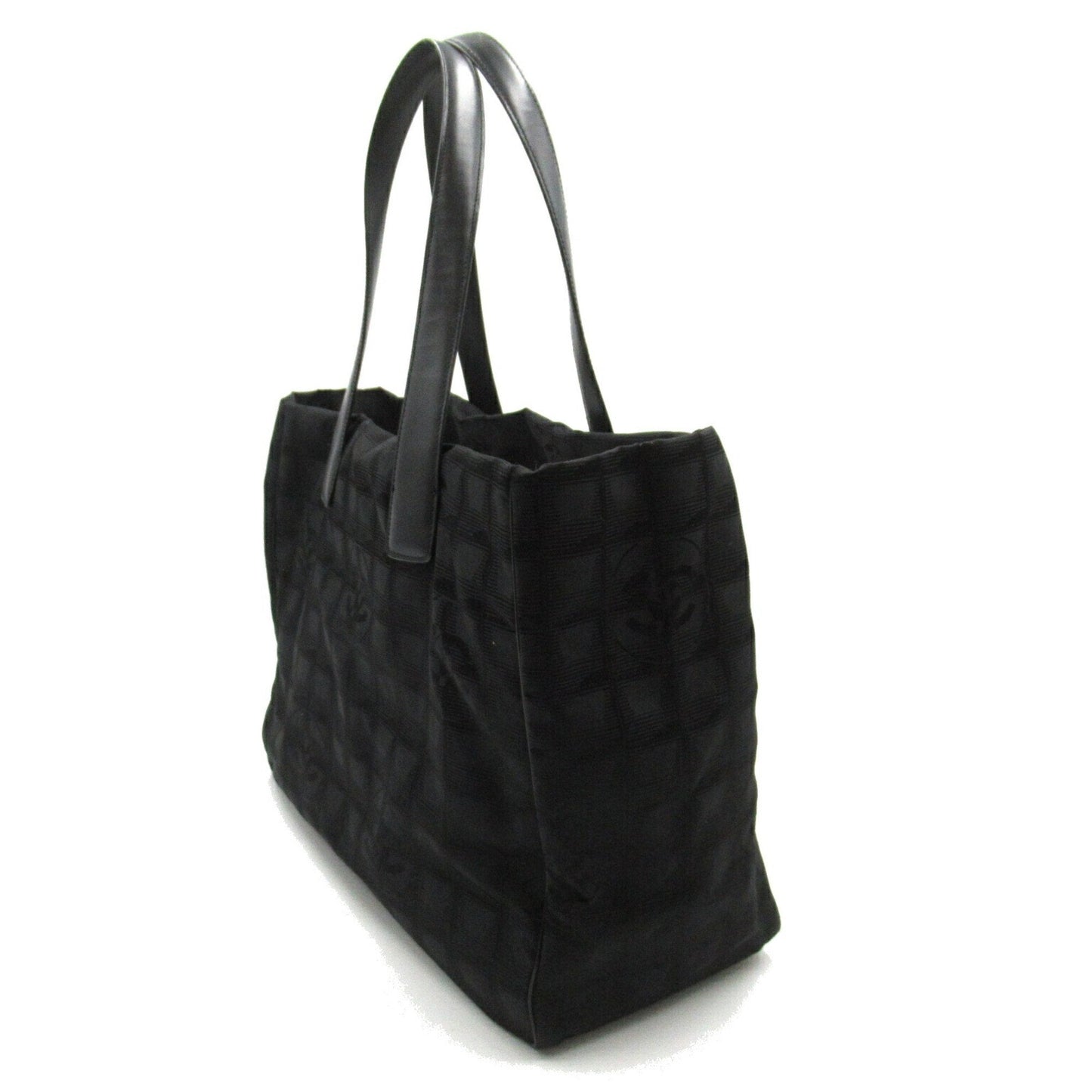 CHANEL New Travel Line Tote MM Bag Nylon Women's Black A15991