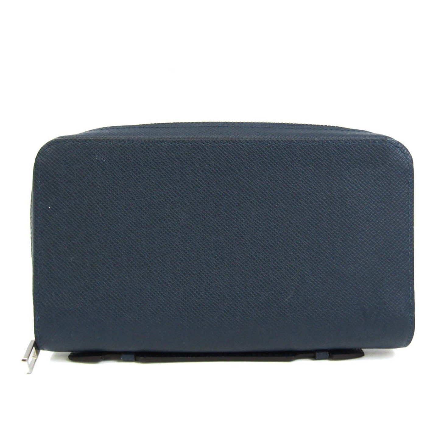 LOUIS VUITTON Taiga Zippy XL M42098 Men's Taiga Leather Long Wallet [bi-fold] Ocean