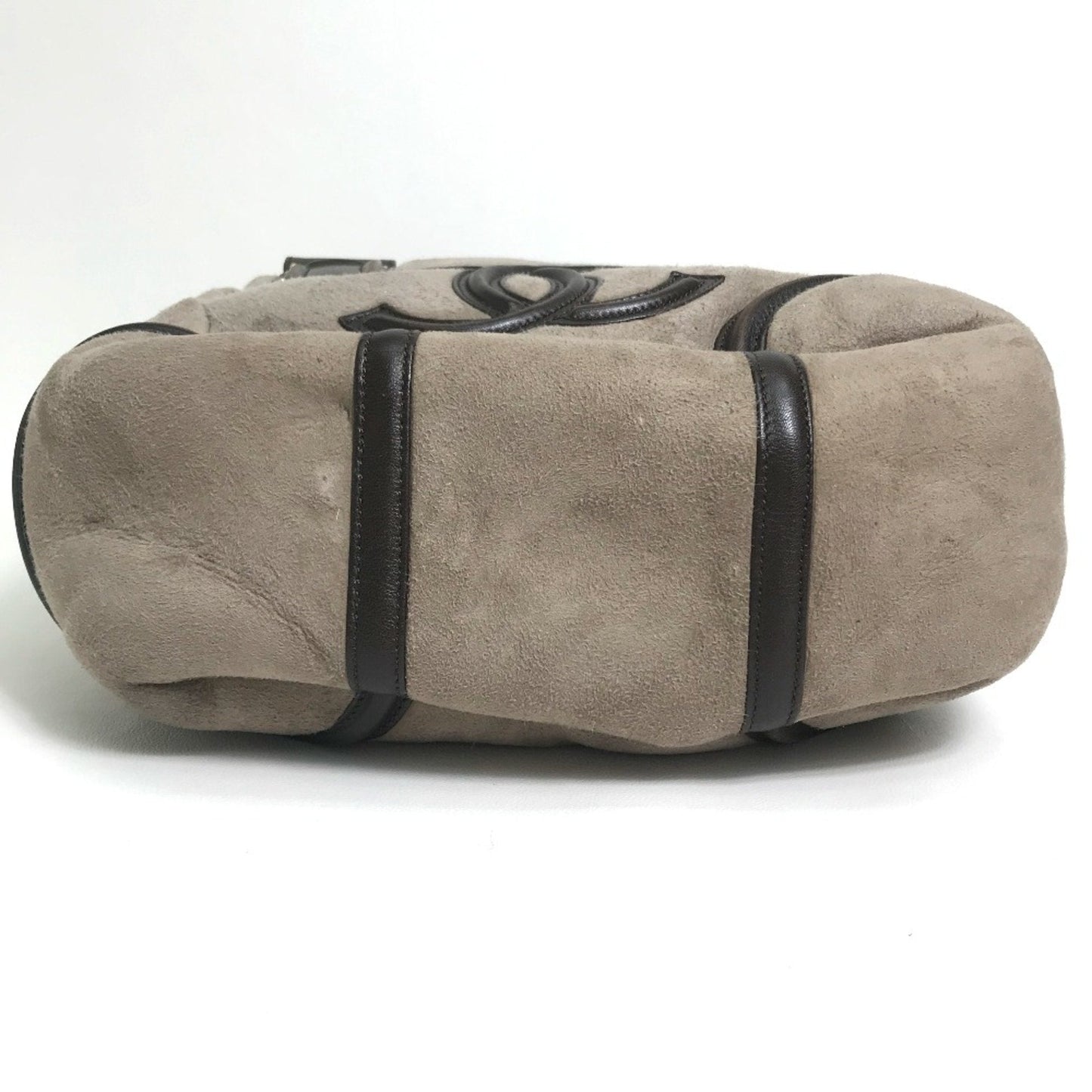 Chanel CC Mark Bag Hand Bag Tote Bag Brown GoldHardware