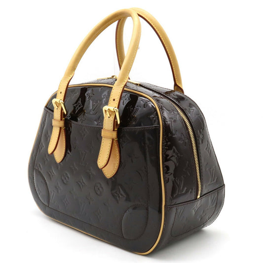 LOUIS VUITTON Vernis Summit Drive Handbag Tote Bag Enamel Calf Amarant M93516