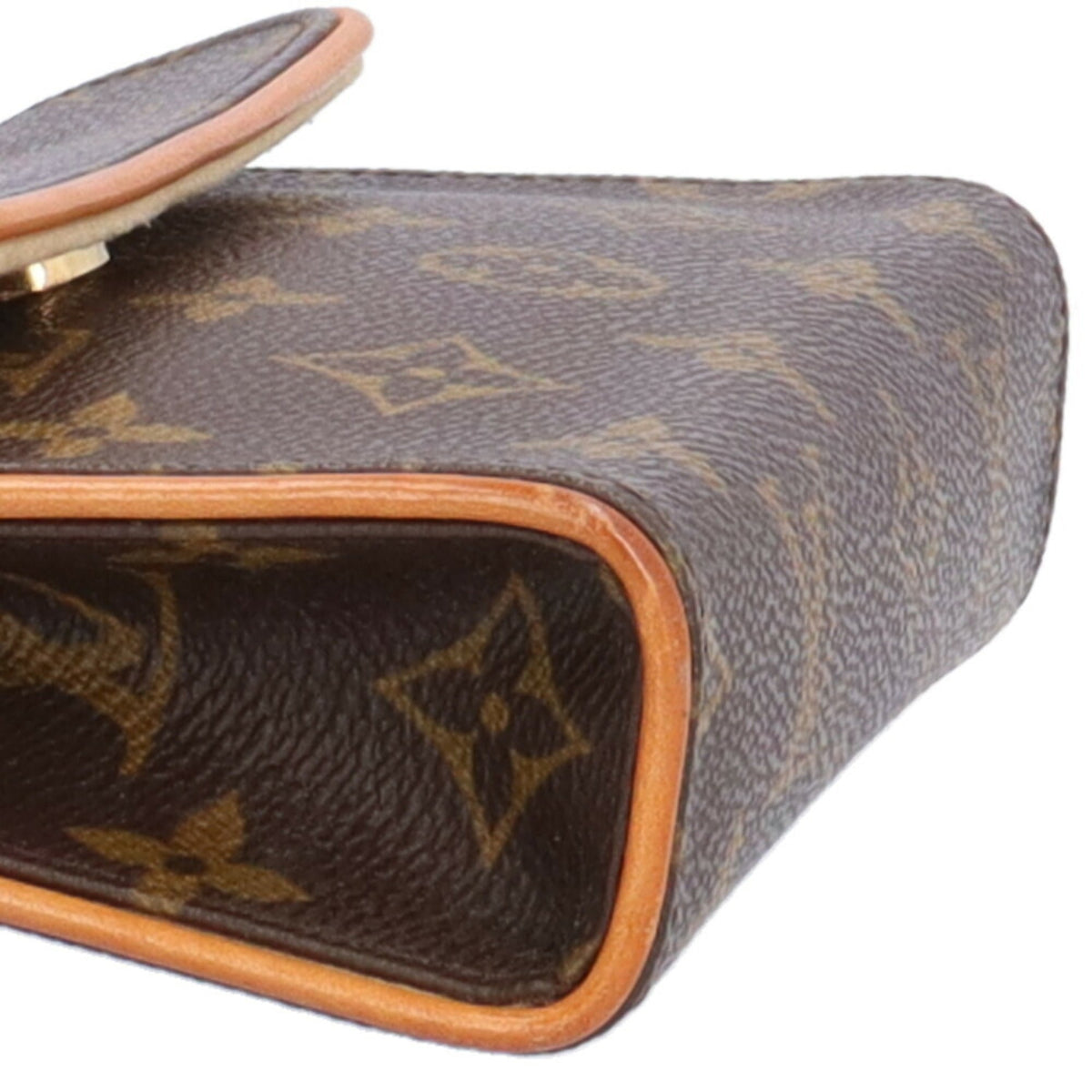 LOUIS VUITTON Pochette Florentine Monogram Shoulder Bag Canvas Brown Women's