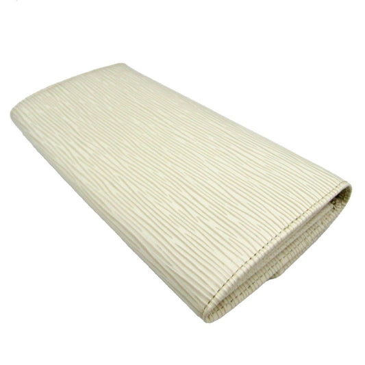 LOUIS VUITTON Epi Sarah Wallet M6516J Women's Epi Leather Long Wallet [tri-fold] LV Off White