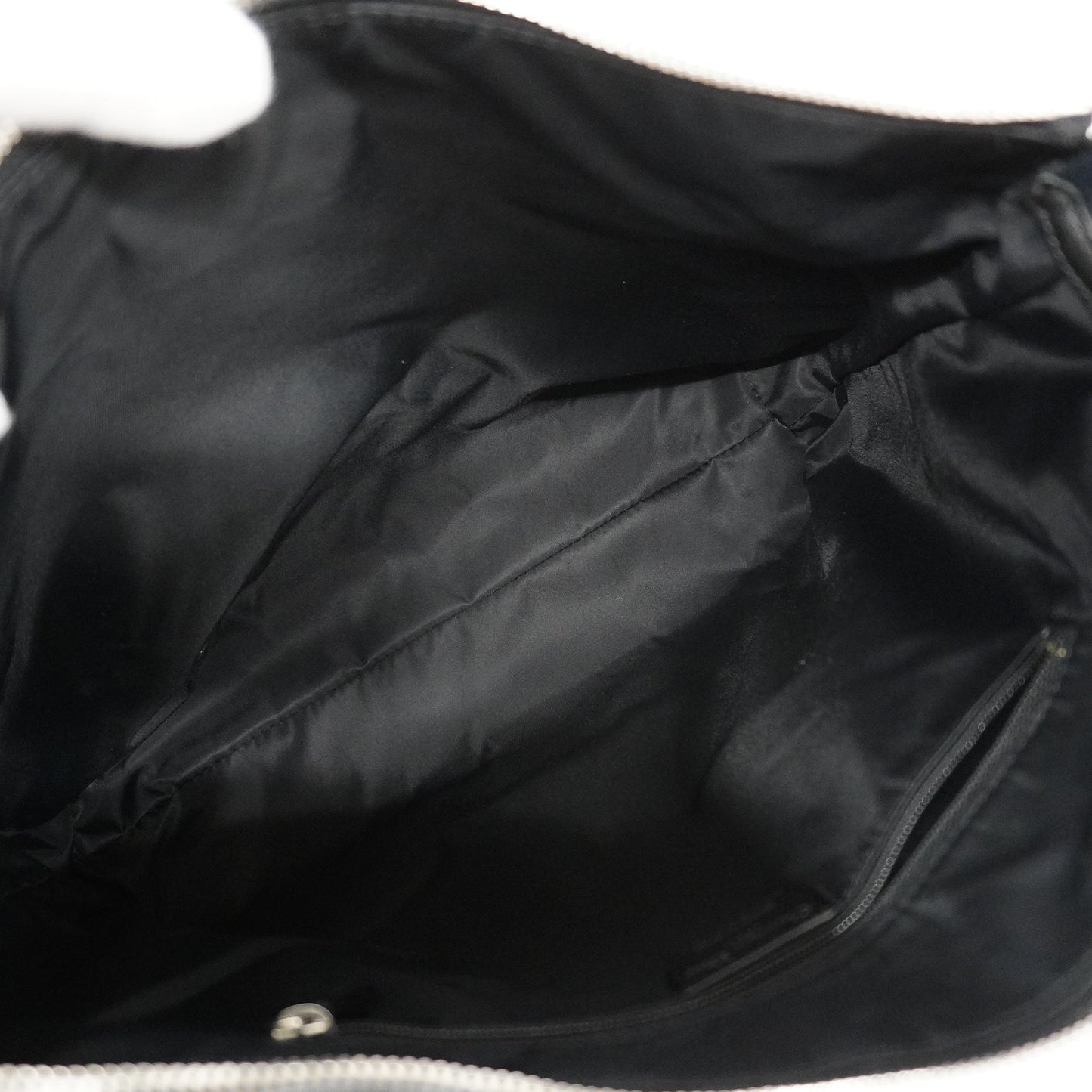 CHRISTIAN DIORAuth  Trotter Shoulder Bag Women's Canvas,Leather Black