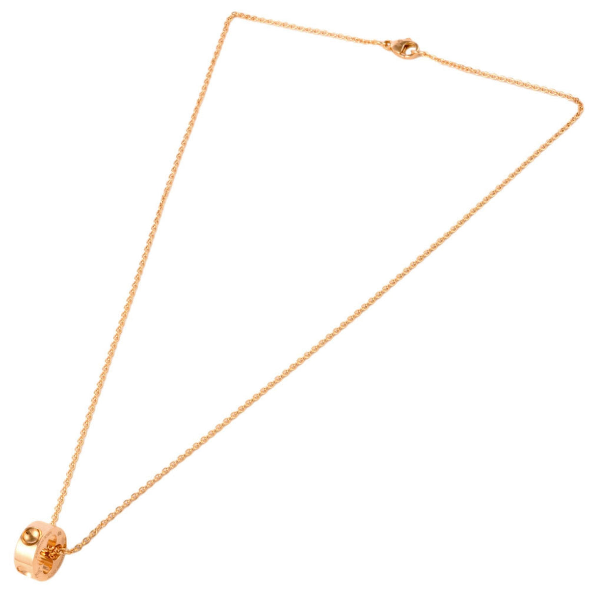LOUIS VUITTON Pendantif Empreinte Necklace 40cm K18PG Q93673