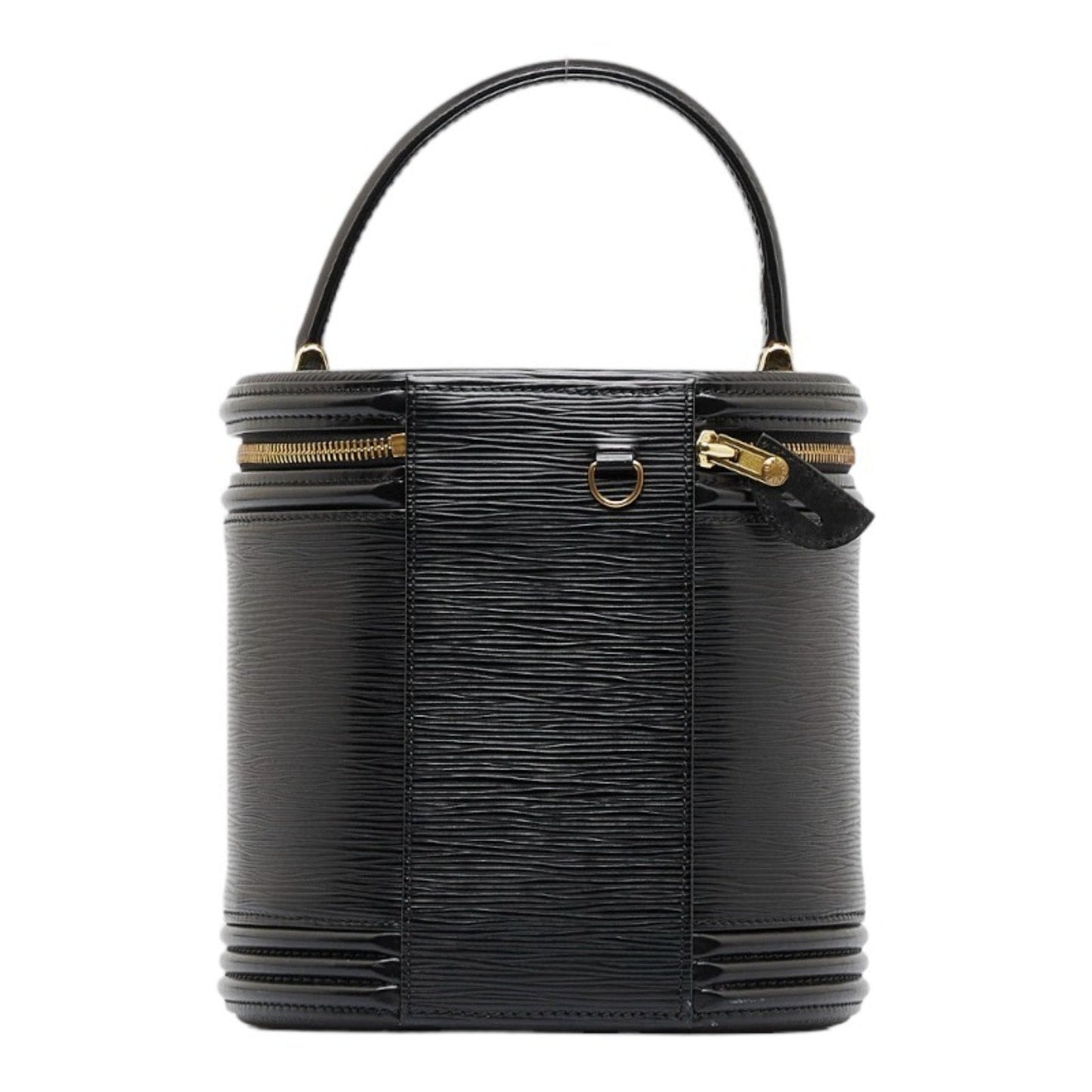 LOUIS VUITTON Epi Cannes Handbag Vanity Bag M48032 Noir Black Leather Ladies