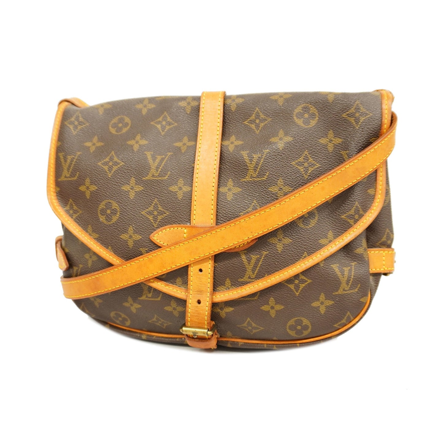 LOUIS VUITTONAuth  Monogram Saumur 30 M42256 Women's Shoulder Bag