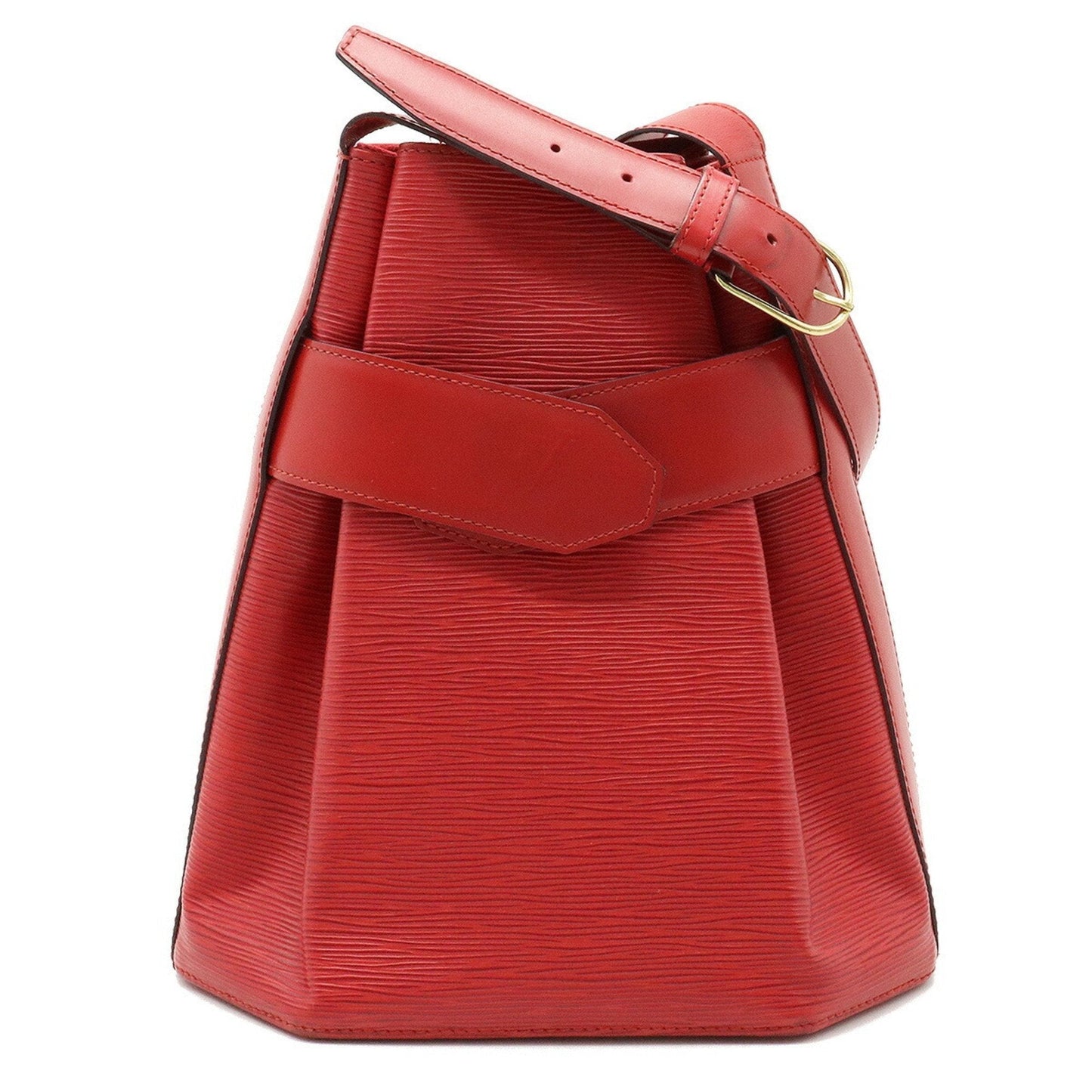 LOUIS VUITTON Epi Sac De Paul PM Shoulder Bag Castilian Red M80207