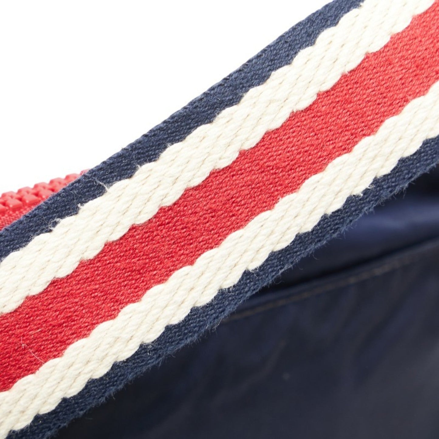 Gucci Green Navy Red Color Nylon Rubber Fanny Pack