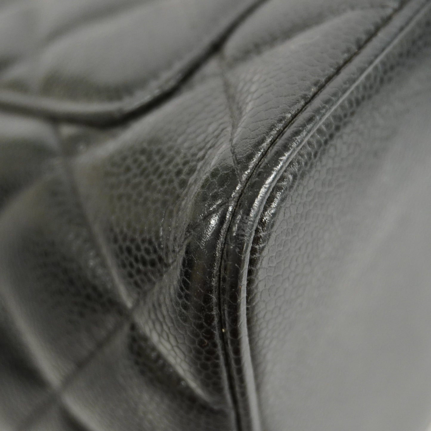 ChanelAuth  Reprint Tote Women's Caviar Leather Tote Bag Black