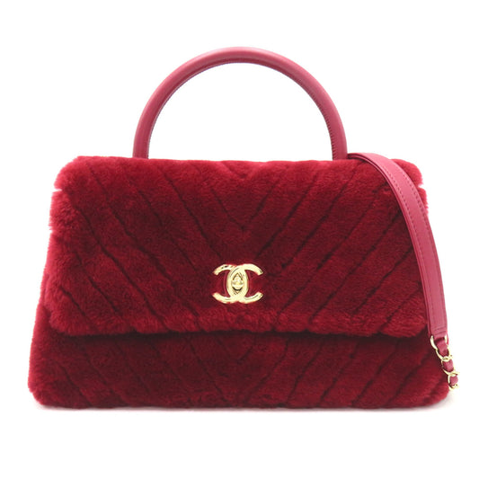 CHANEL Coco handle 2way Shoulder Bordeaux system leather AP044283