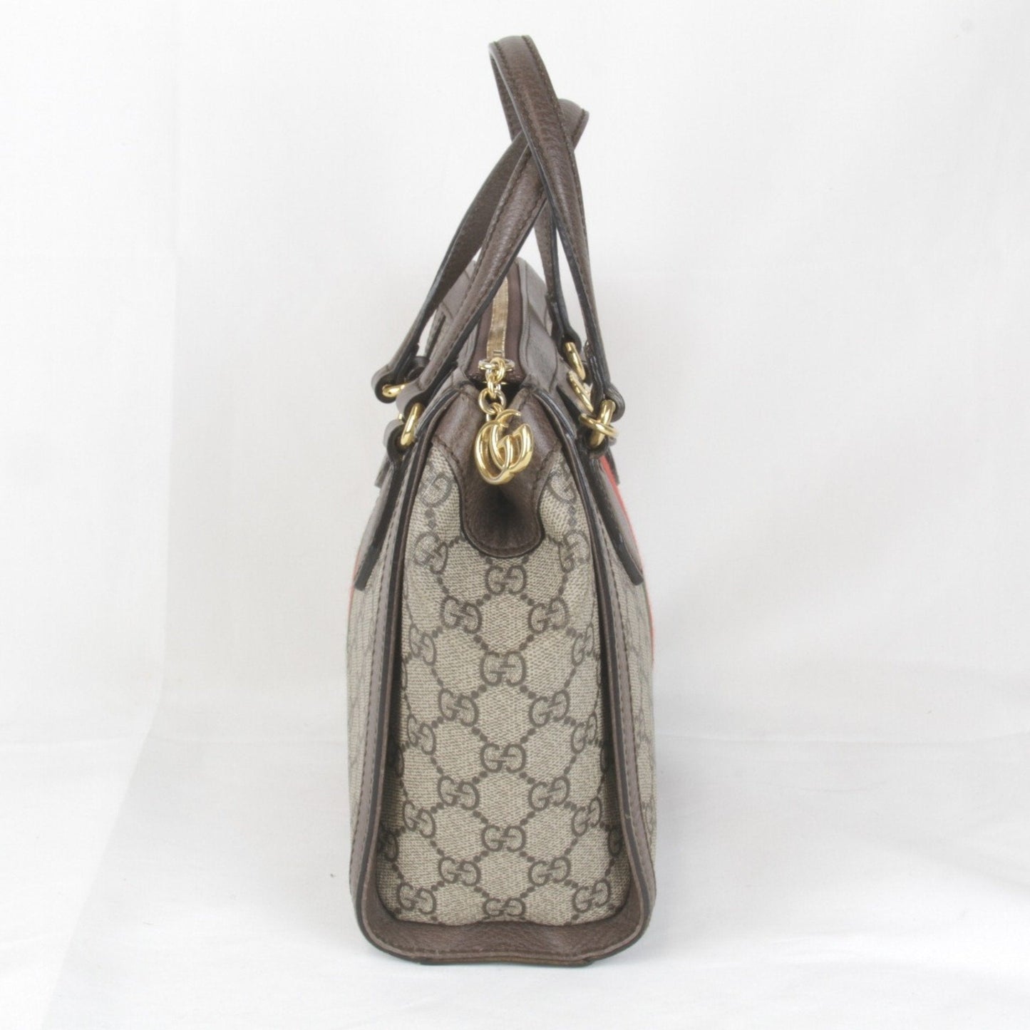 Gucci Brown Gg Supreme Canvas Shoulder Bag