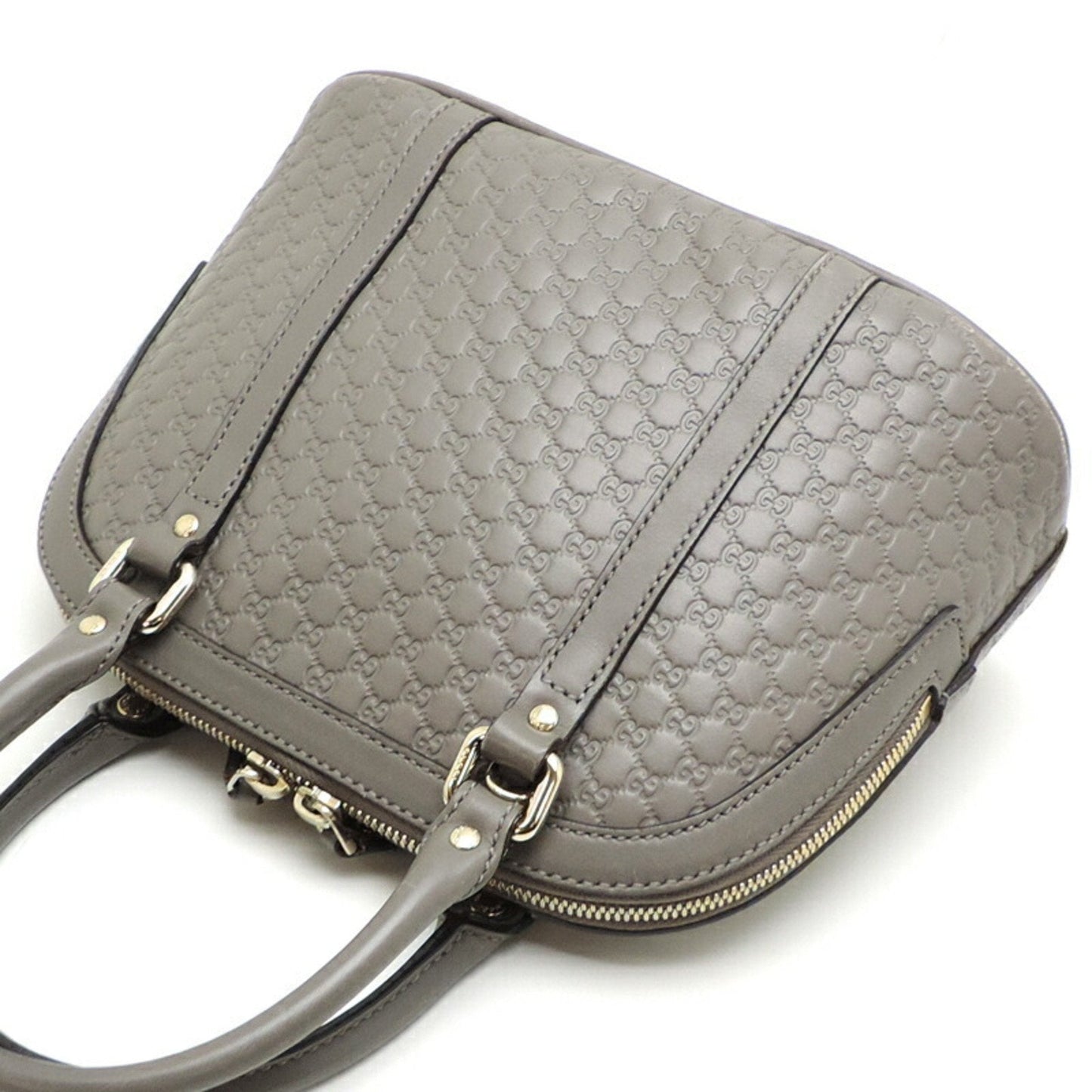 Gucci Gray Leather Handbag