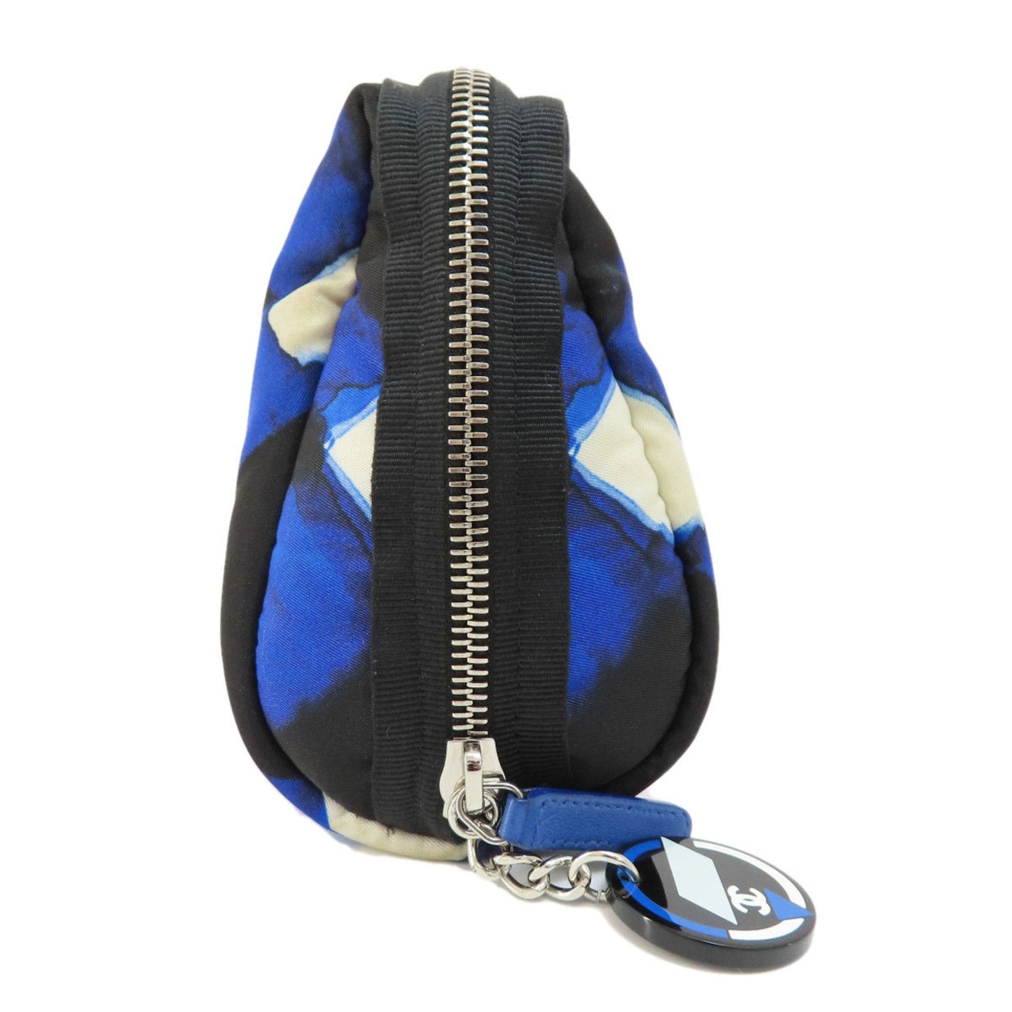 Chanel Check Pattern Nylon Material Women's