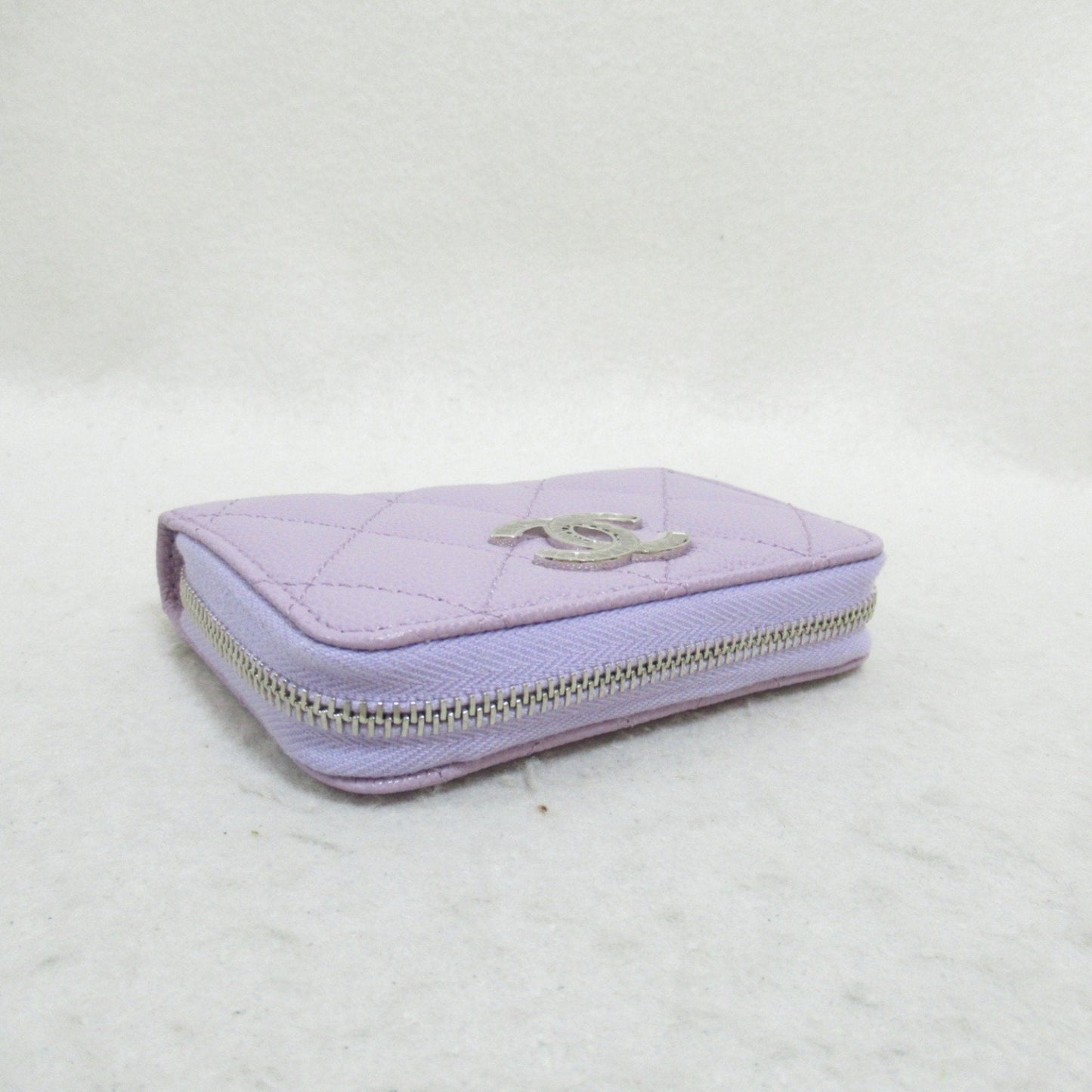 CHANEL Wallets & Coin Cases Caviar Skin (Grained Calf) Women's Purple AP3830