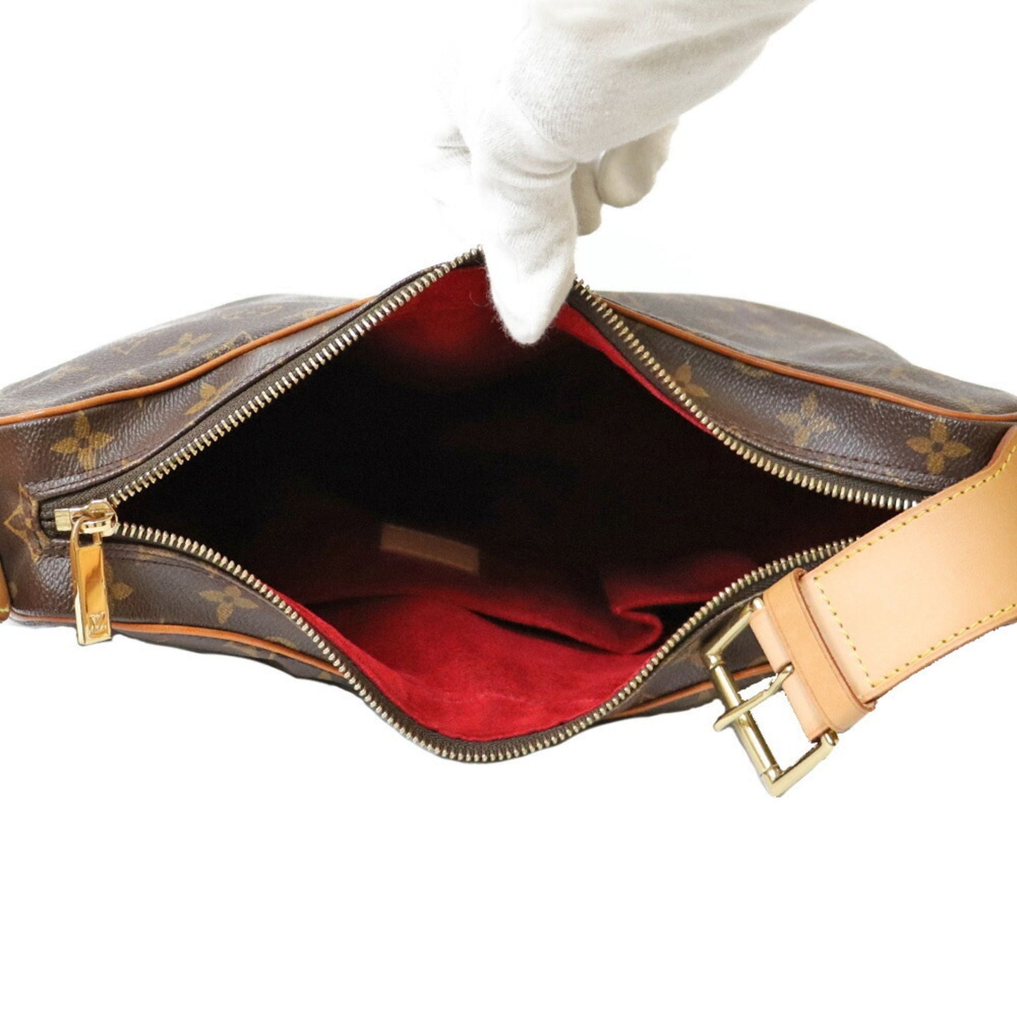 LOUIS VUITTON Shoulder Bag Brown Women's Monogram Canvas