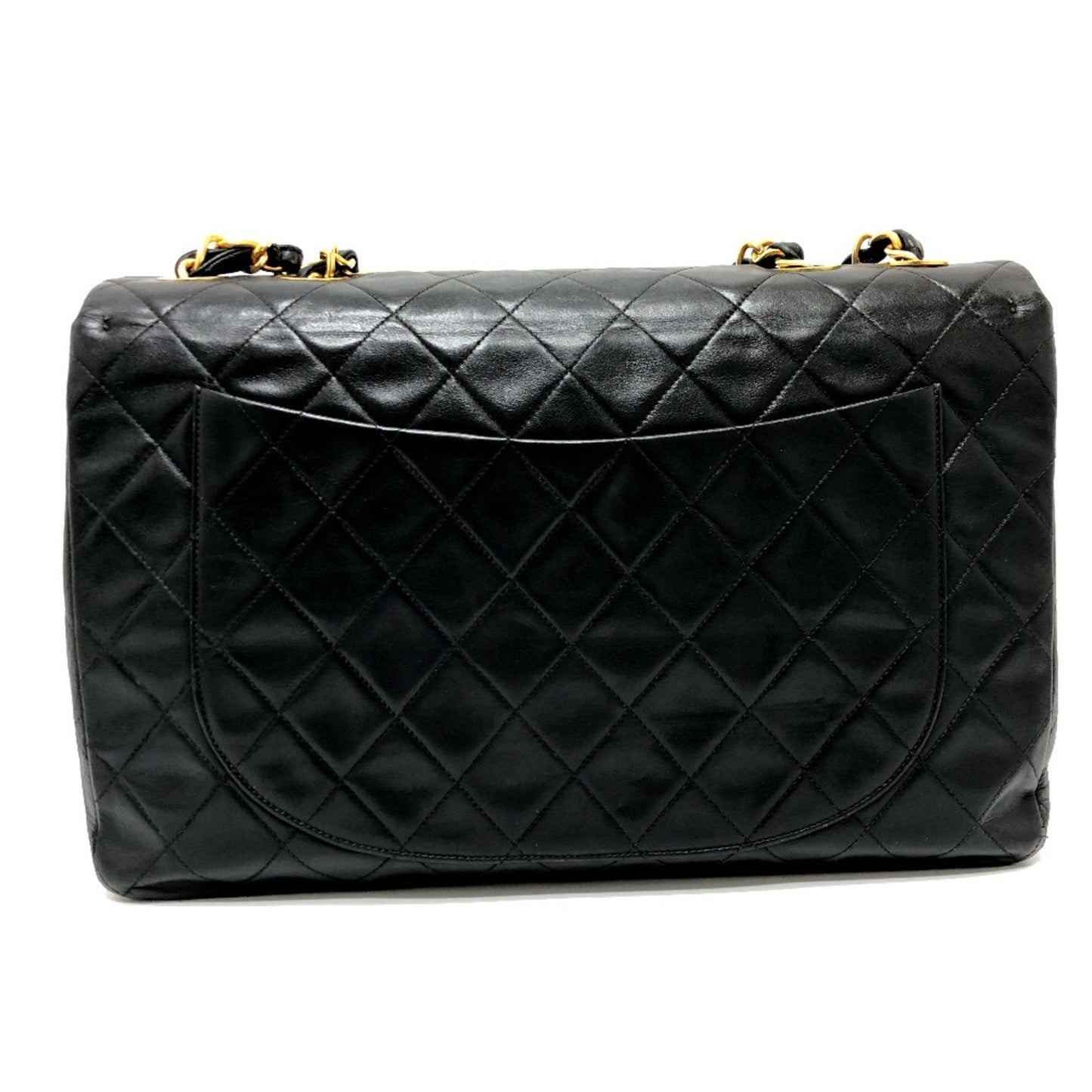 Chanel Double Chain 2WAY bag bag Shoulder Bag Black GoldHardware