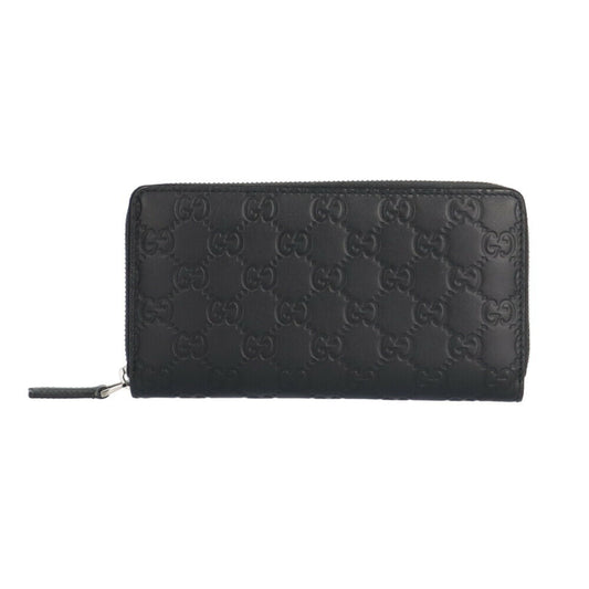 Gucci Black Leather Long Wallet (Bi-Fold) ()