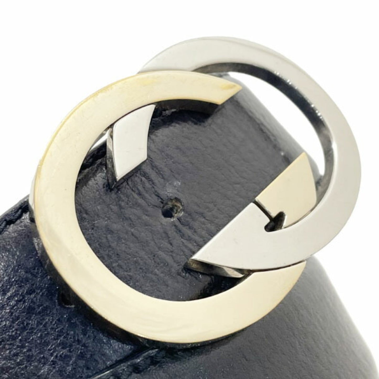 Gucci Black Gold Silver Standard Belt