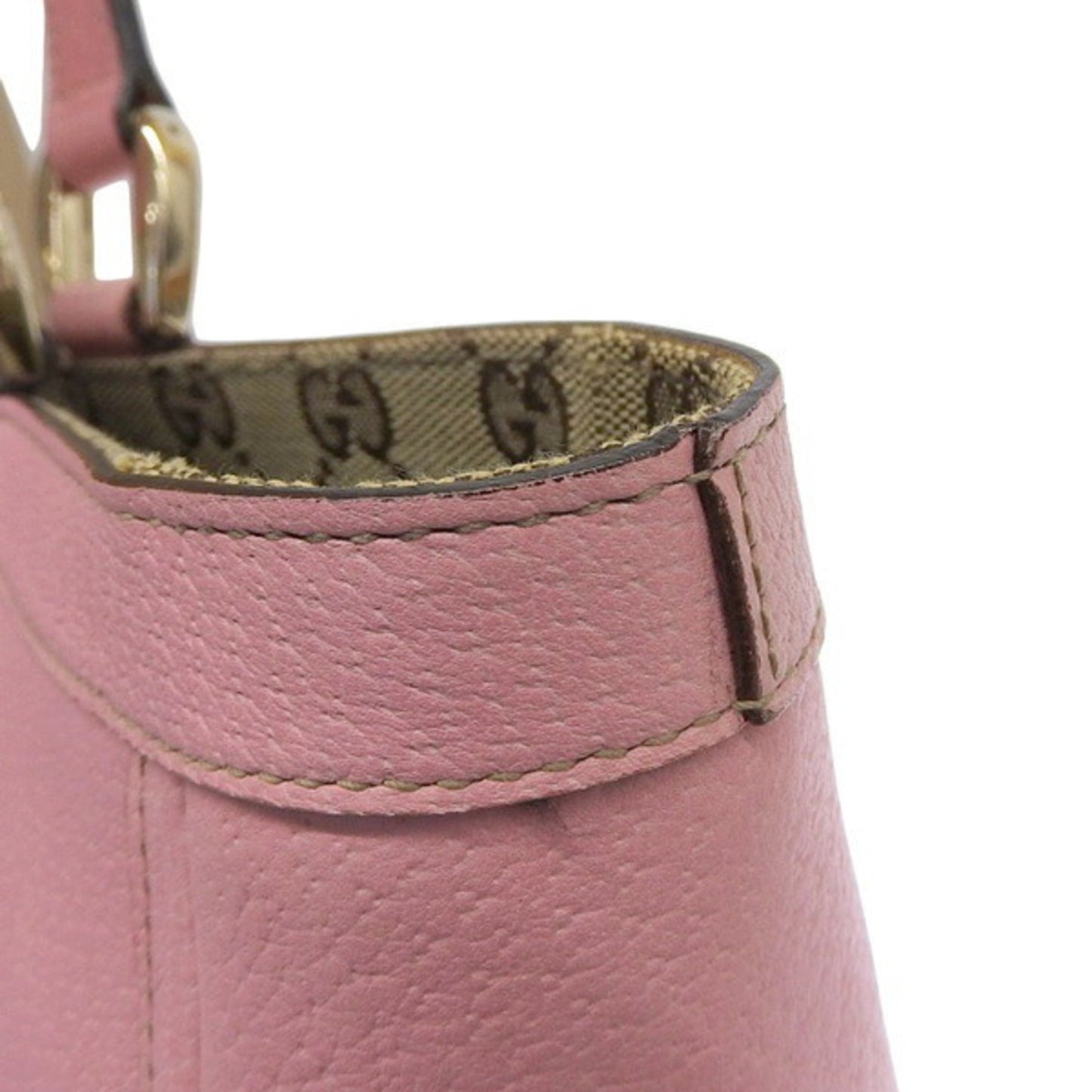 GUCCI Leather Tote Bag Hawaii Limited 147651 Pink Ladies