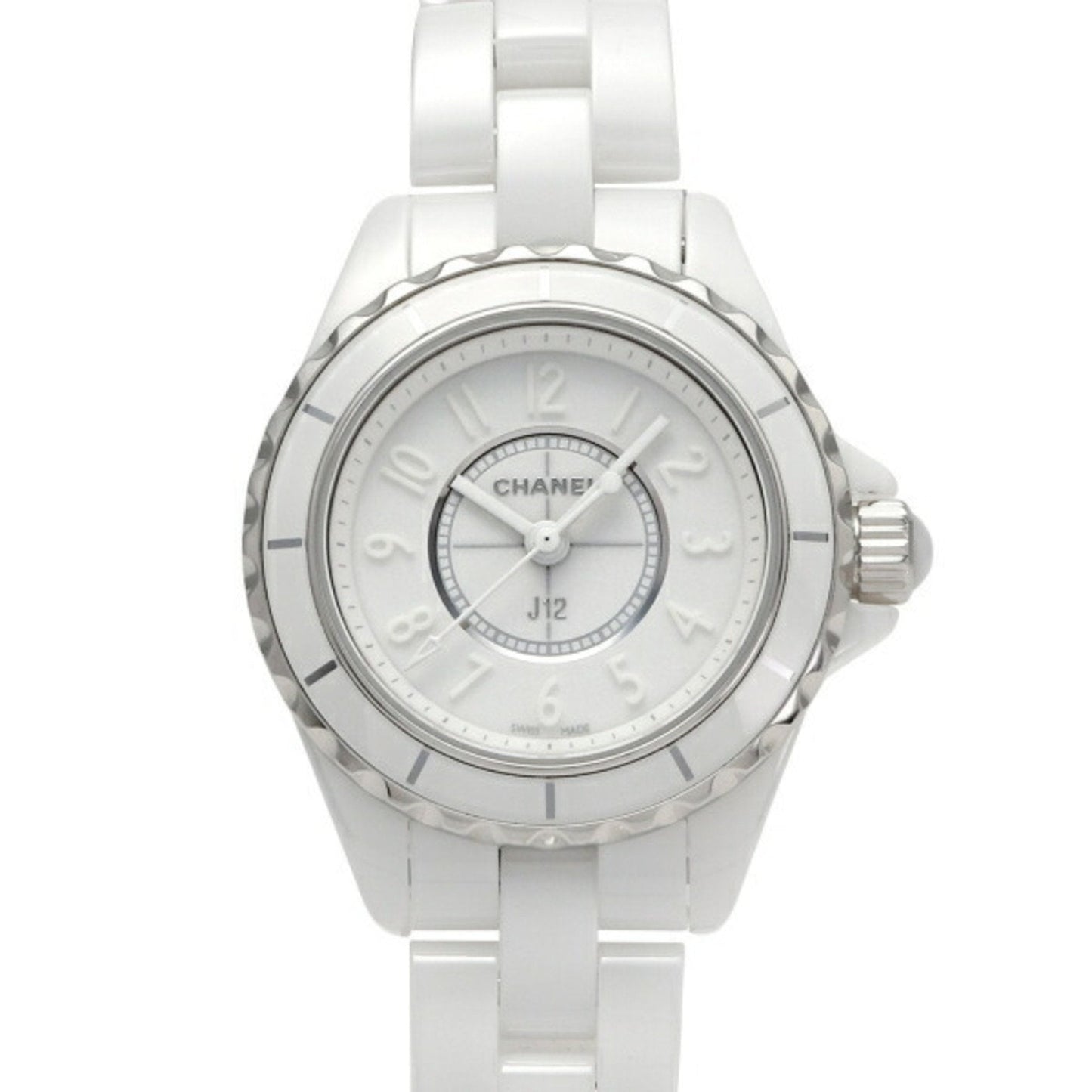 Chanel CHANEL J12 White Phantom World Limited 2000 H3705 Dial Watch Women's
