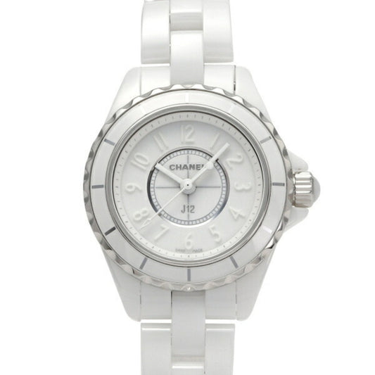 Chanel CHANEL J12 White Phantom World Limited 2000 H3705 Dial Watch Women's