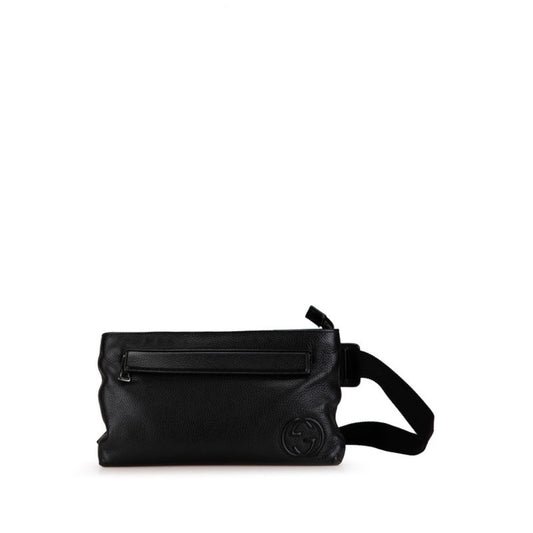 Gucci Soho Black Leather Sling Bag ()