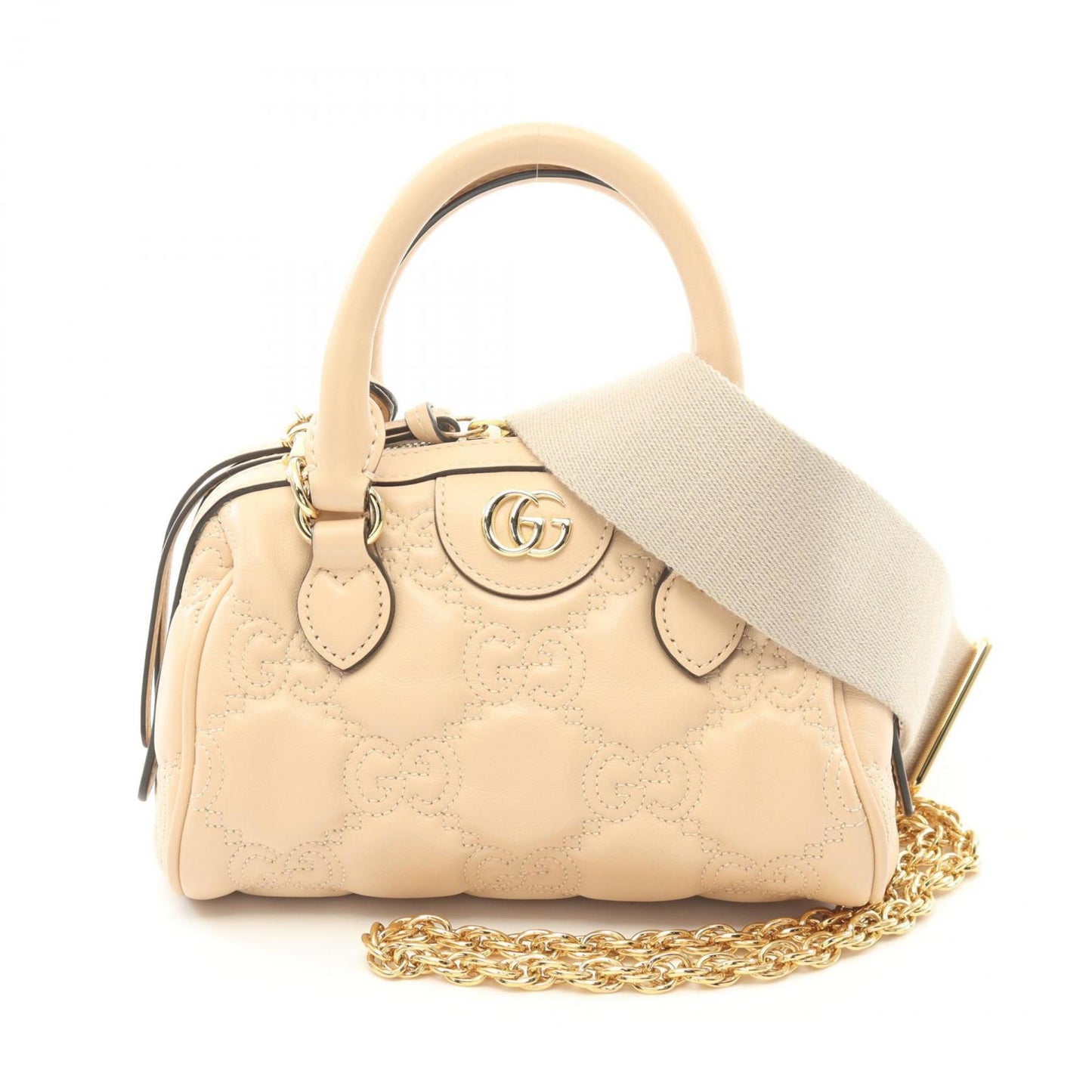 Gucci Beige Leather Handbag