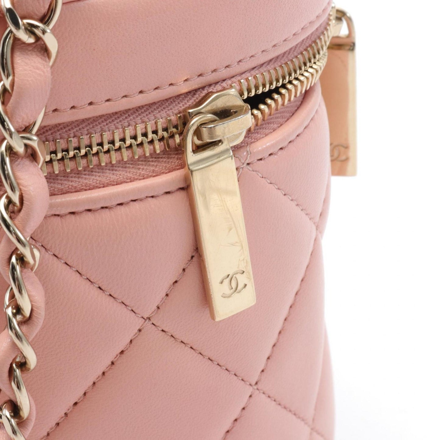 CHANEL Trendy CC Shoulder Bag Leather Women's Pink