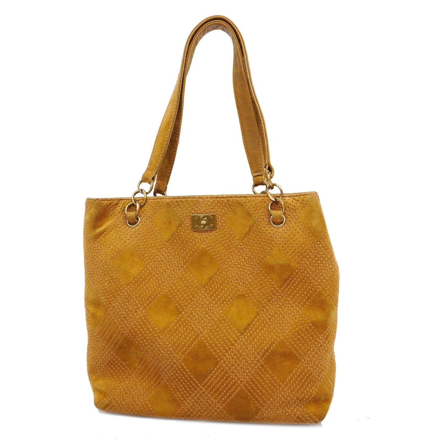 ChanelAuth  Tote Bag Women's Suede Tote Bag Brown