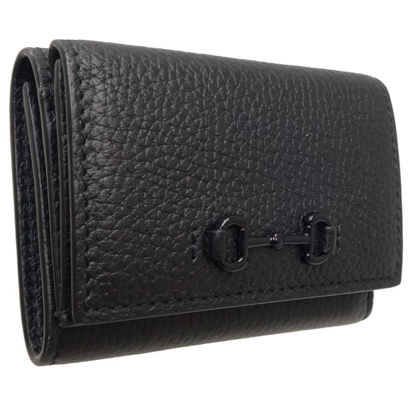 Gucci Black Leather Wallet (Tri-Fold)