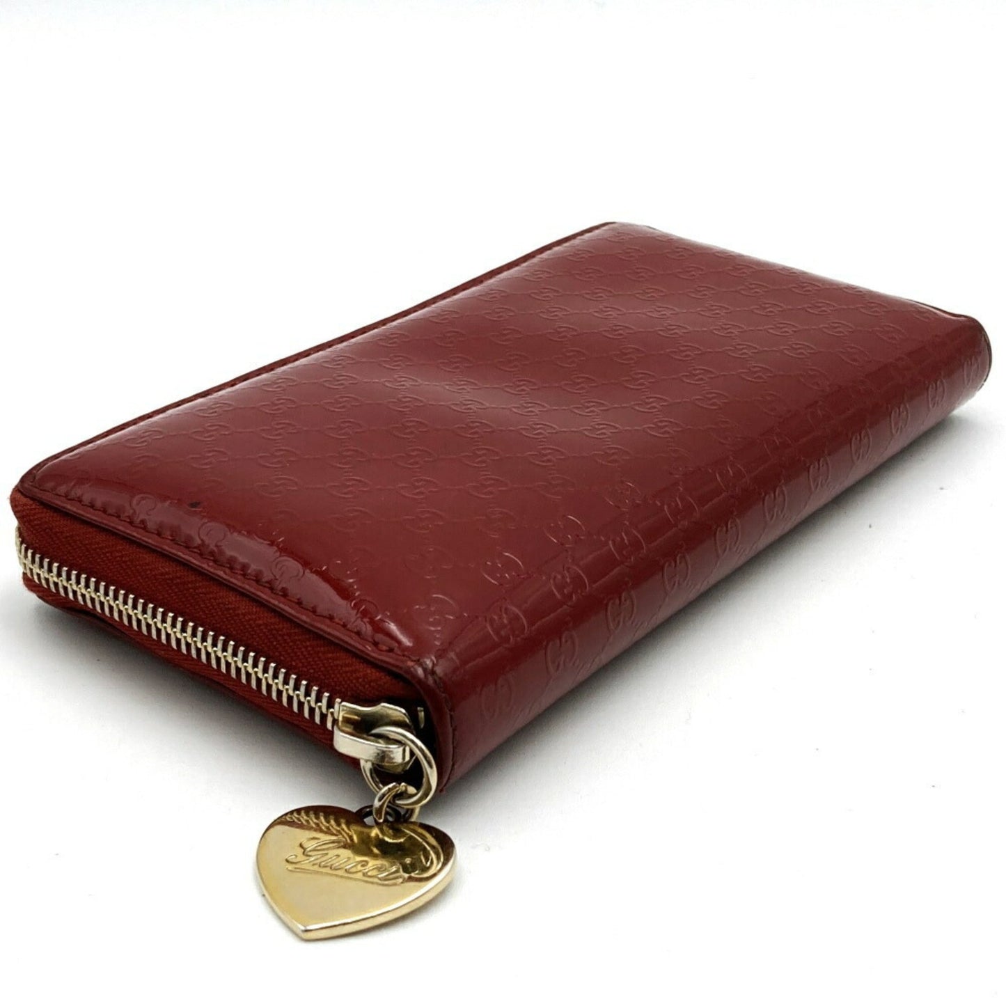 Gucci Red Color Leather Coin Purse/Coin Case