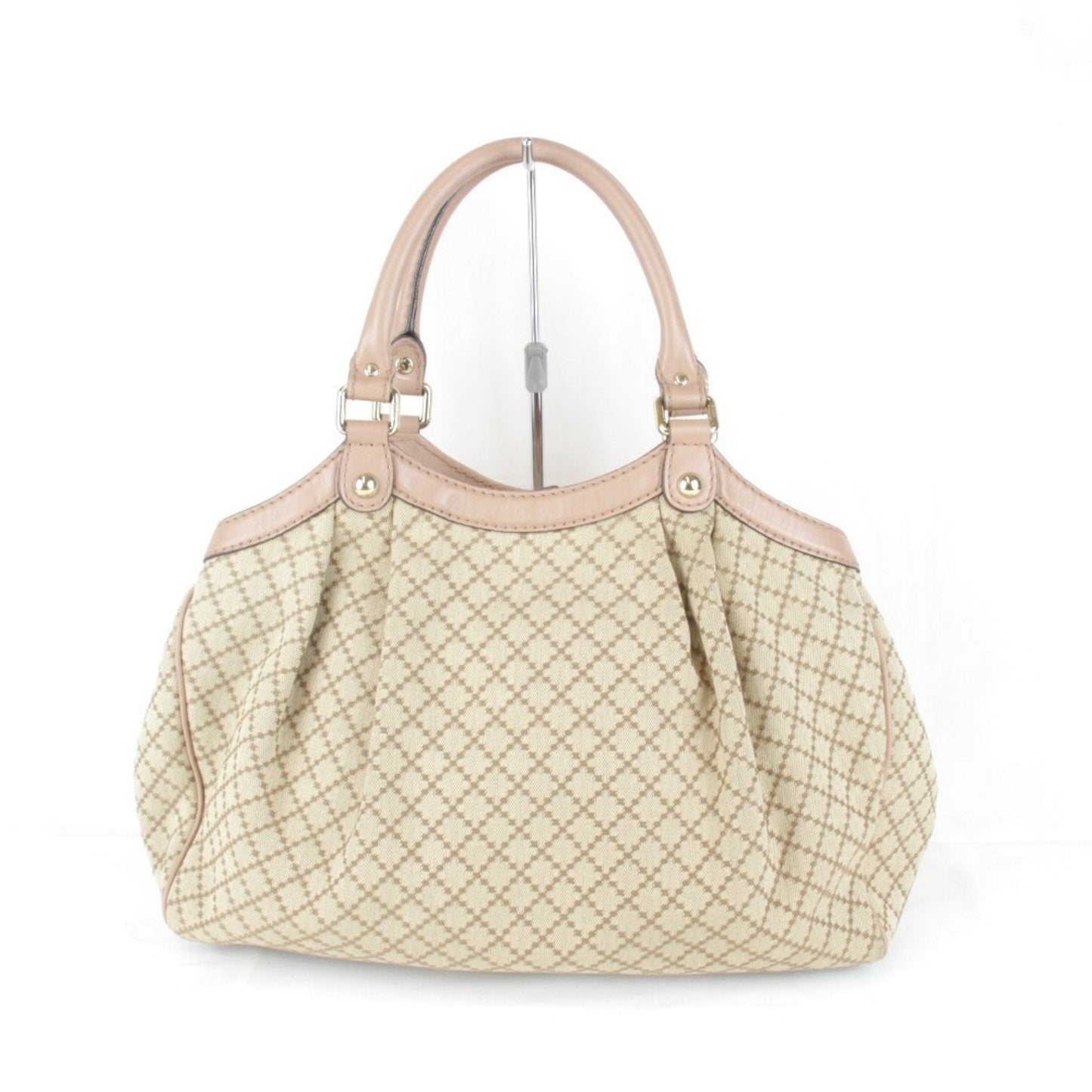 Gucci Beige Canvas Handbag