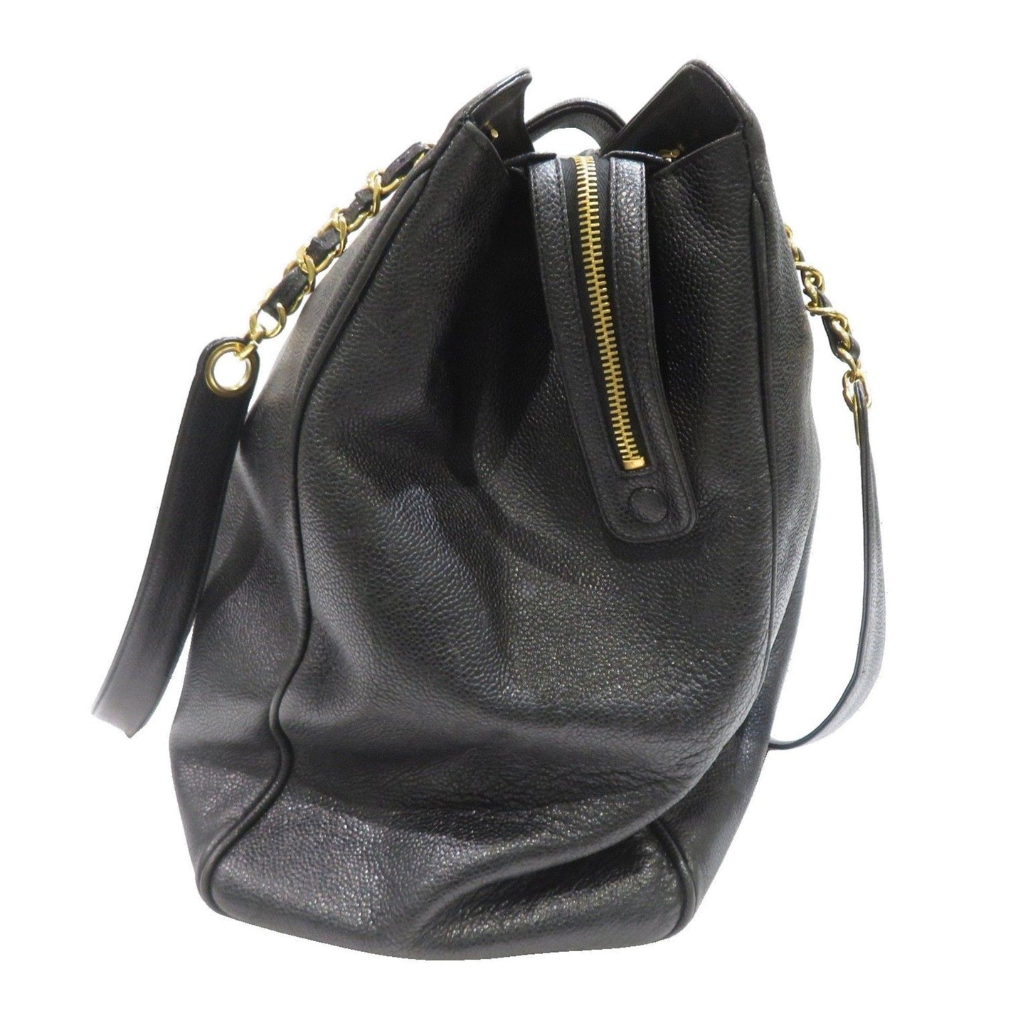 CHANEL Chanel Supermodel Coco Bag Black G Hardware Caviar Skin D56 Women's Men's Leather